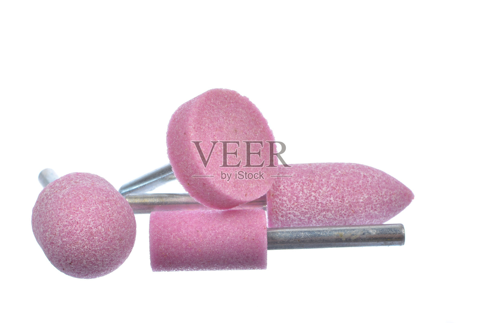 白色背景上的砂轮照片摄影图片