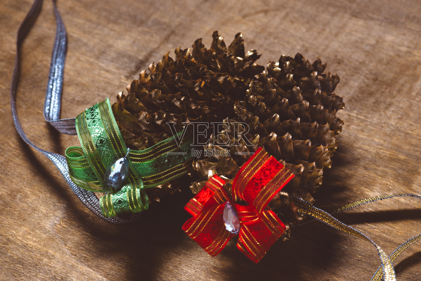 自制的圣诞树玩具照片摄影图片