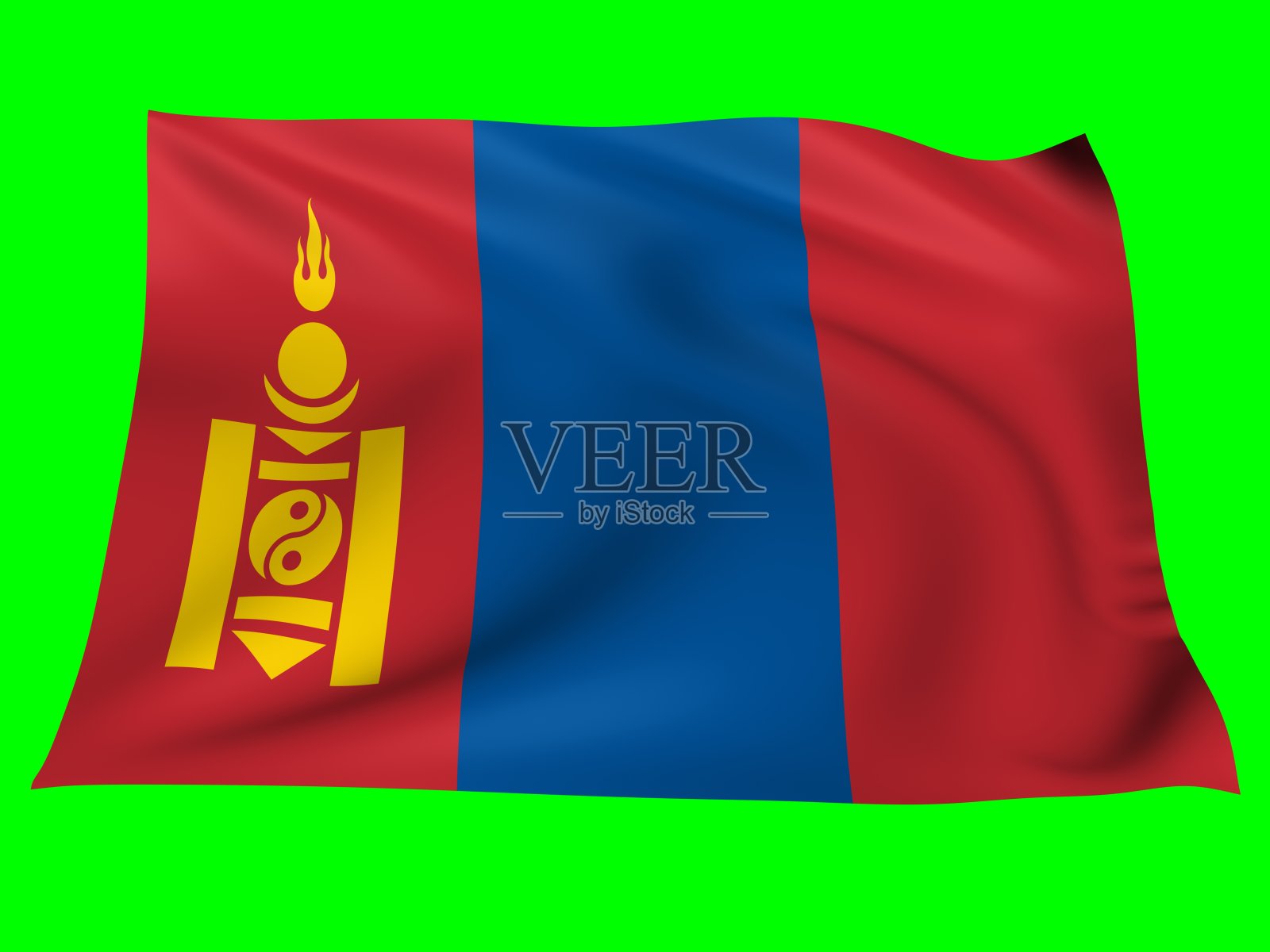 蒙古旗照片摄影图片