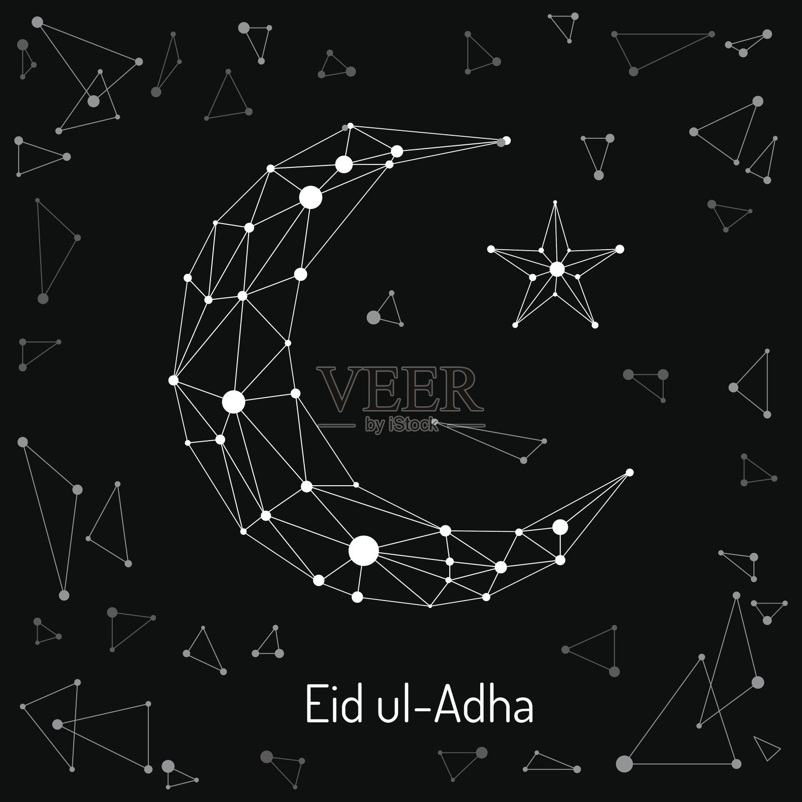 开斋节。插画图片素材