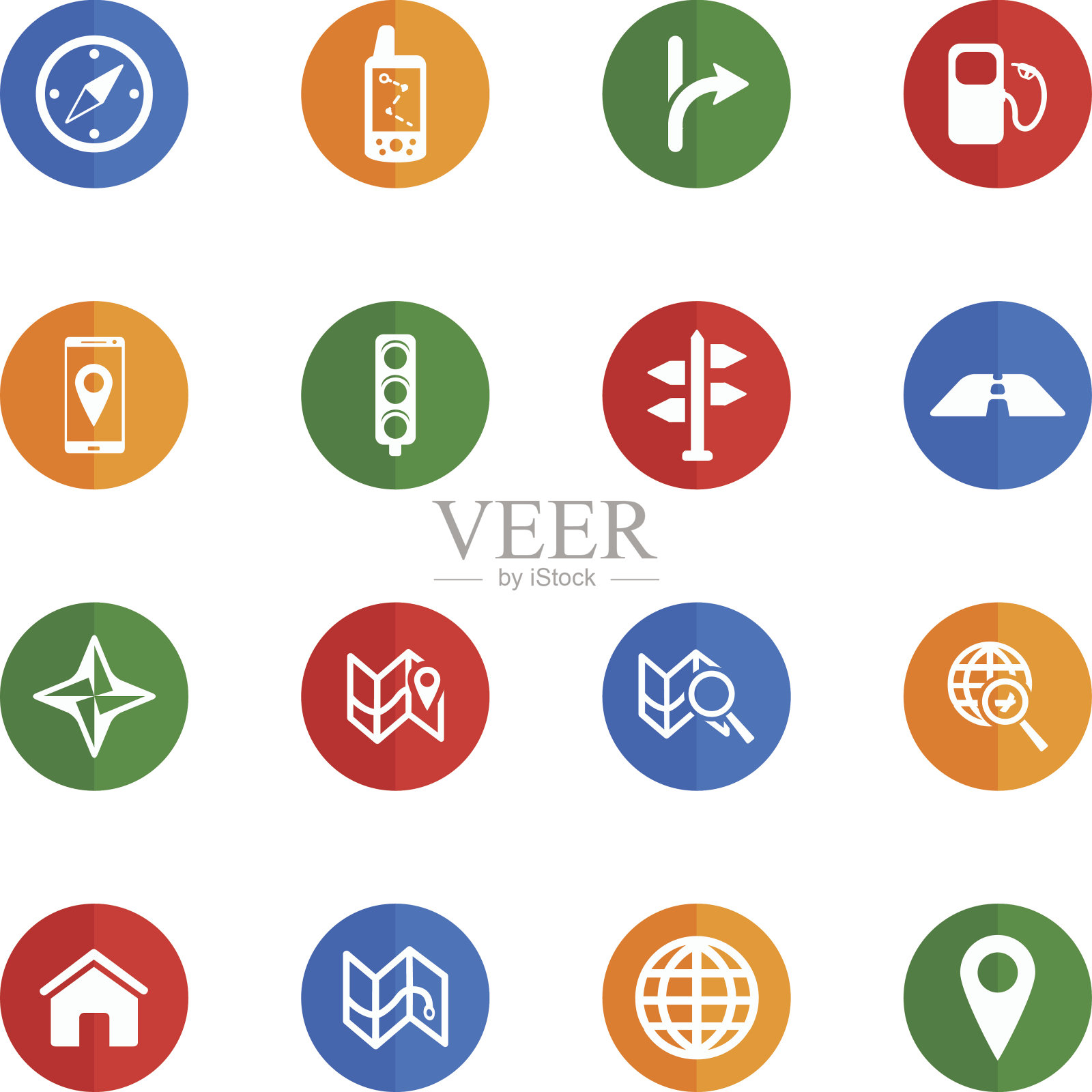 导航简单的图标图标素材