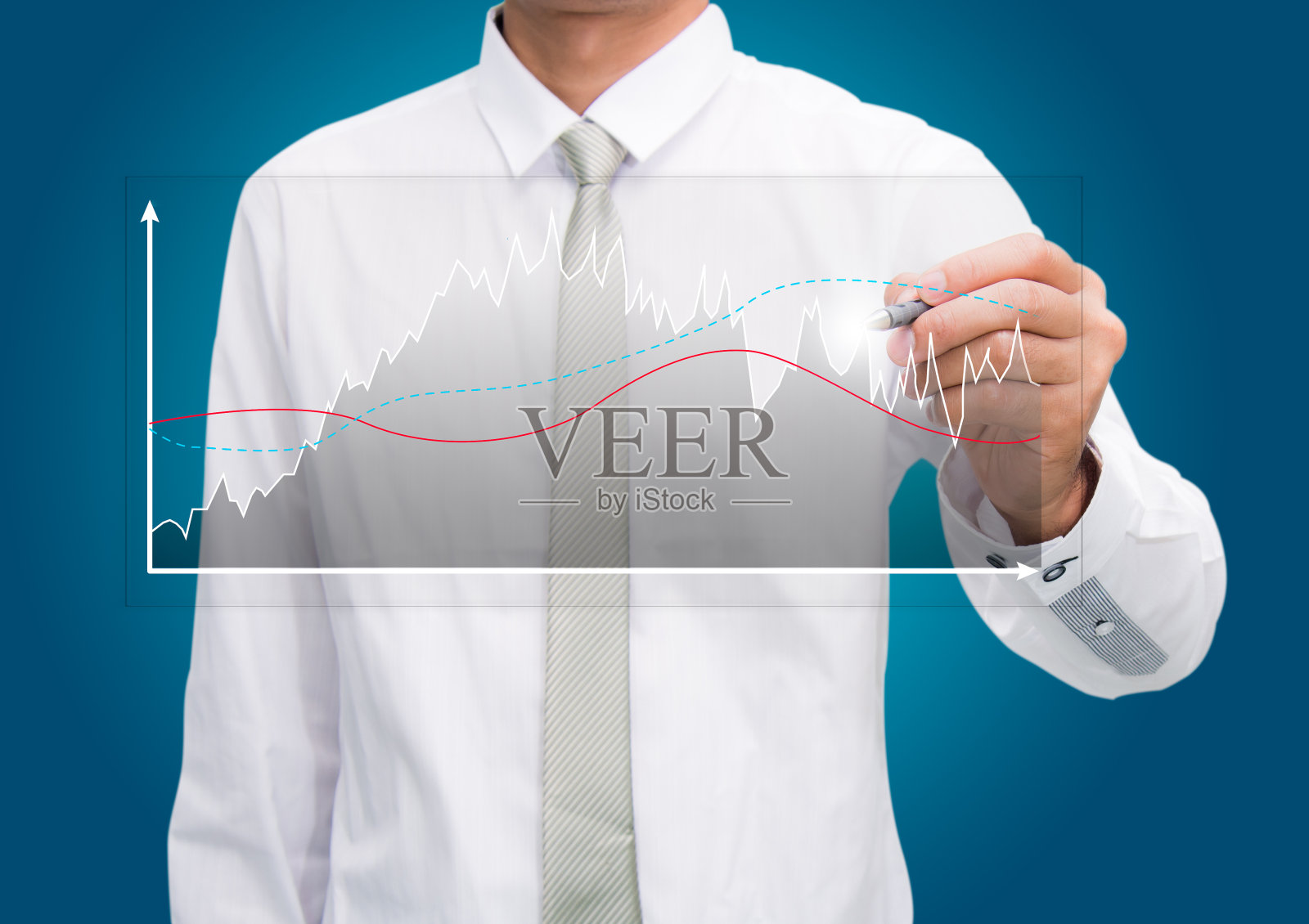 商人手绘图孤立照片摄影图片