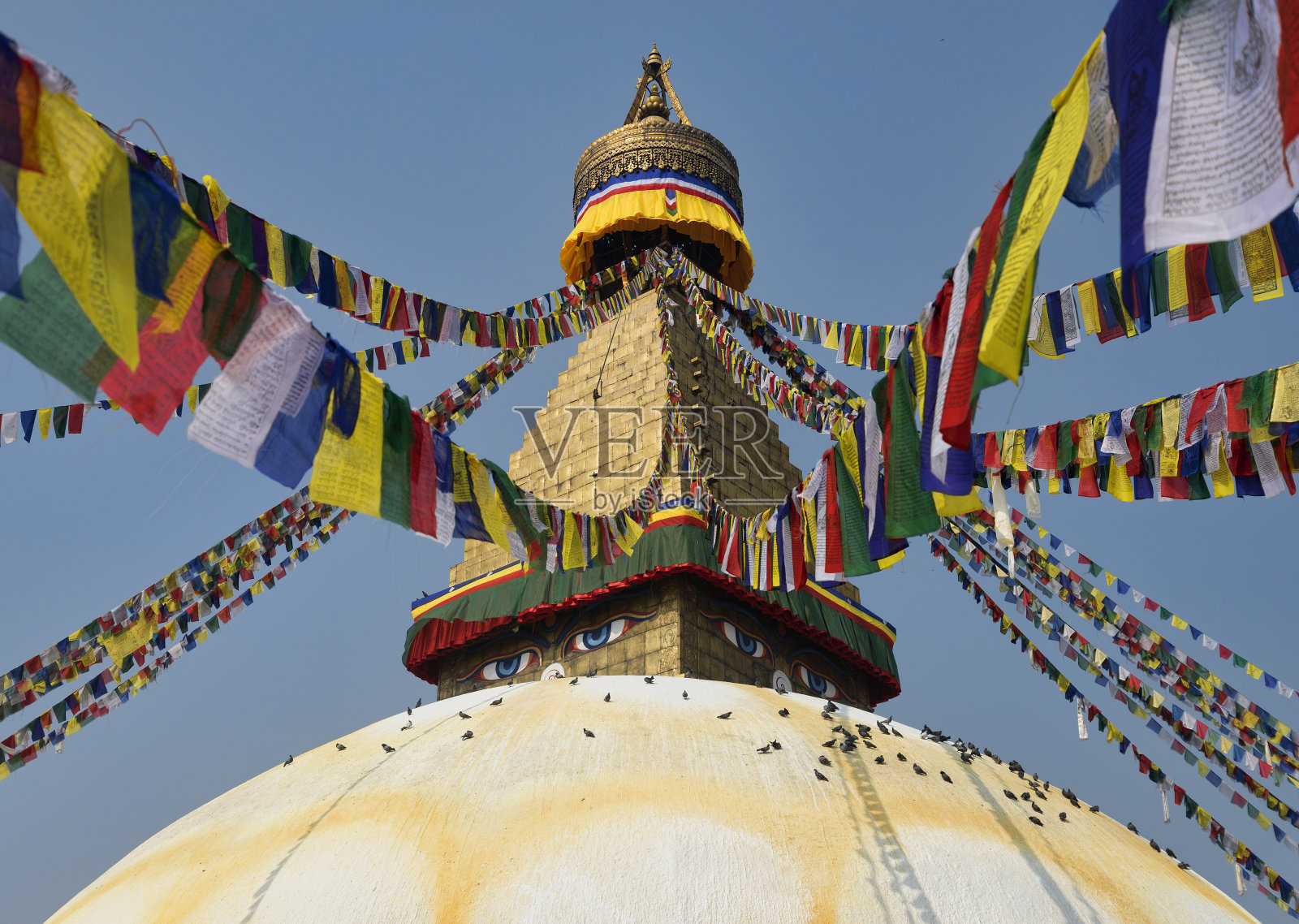 加德满都的佛塔博德纳纪念碑照片摄影图片