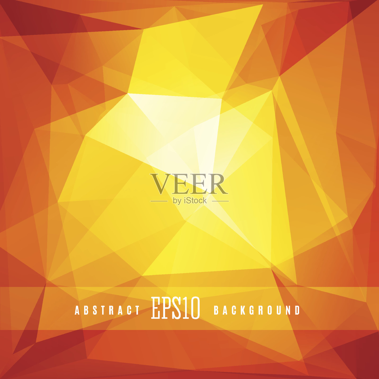 金三角矢量几何彩色背景插画图片素材