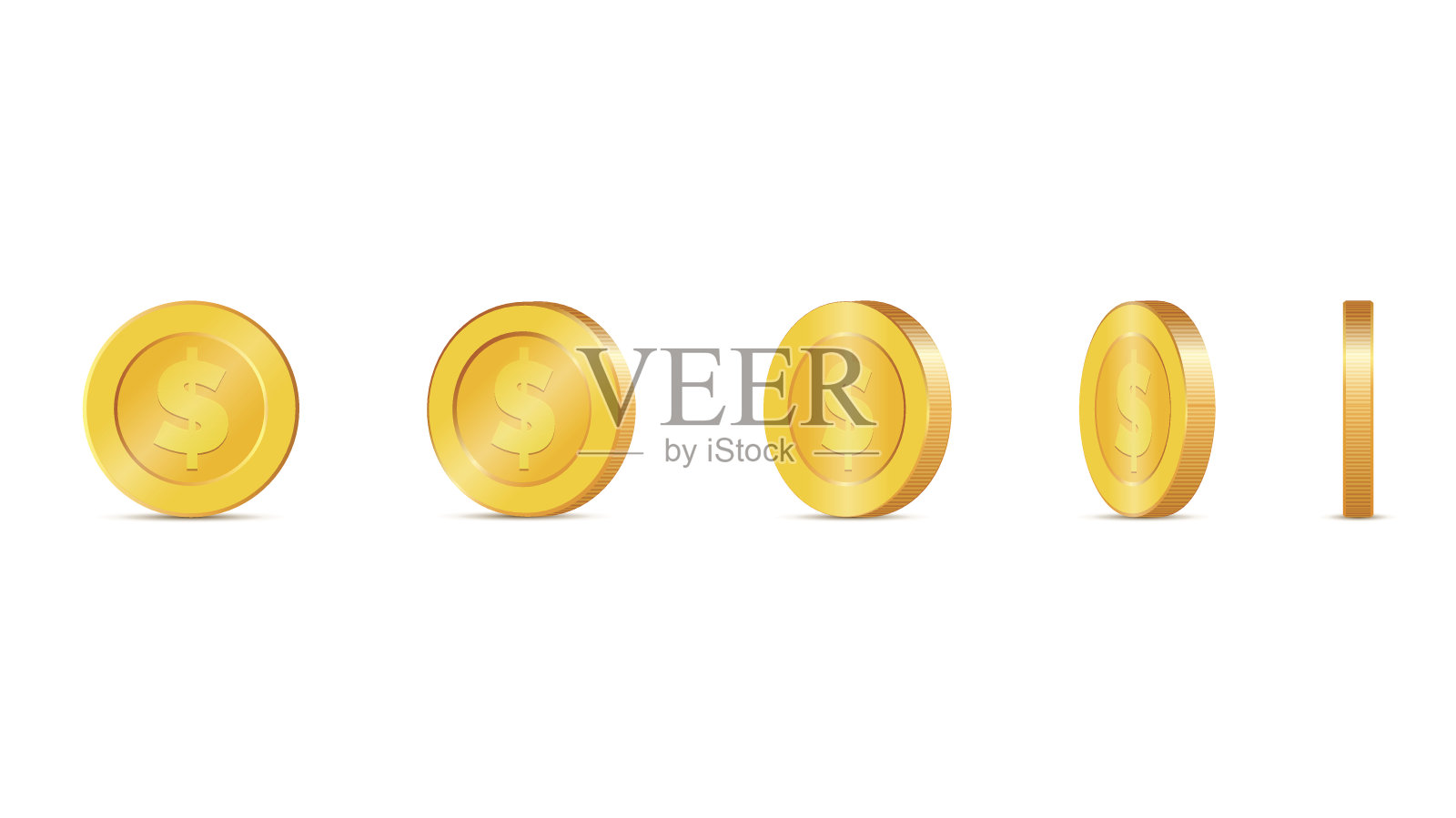 金币插图插画图片素材