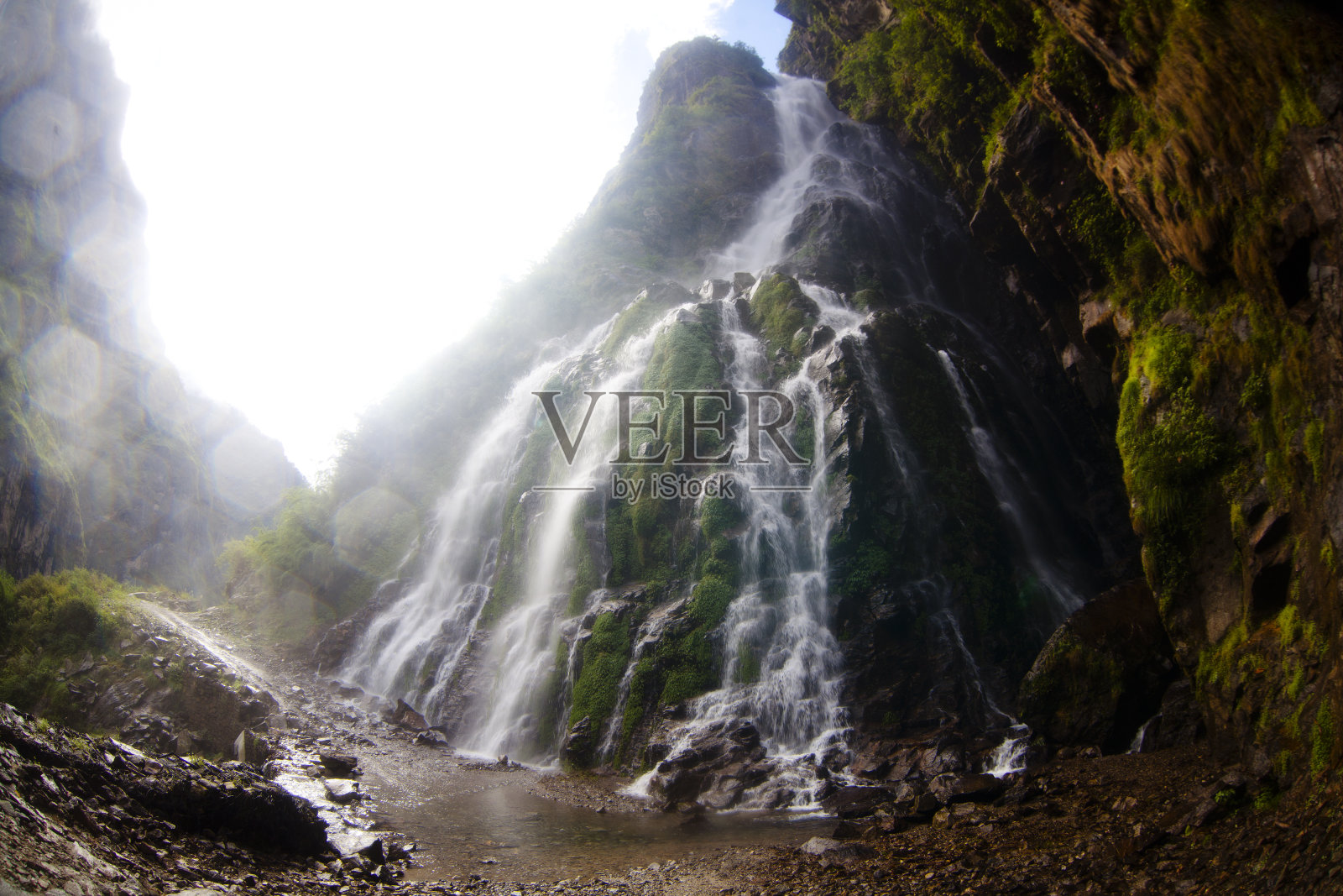 喜马拉雅山脉的风景照片摄影图片