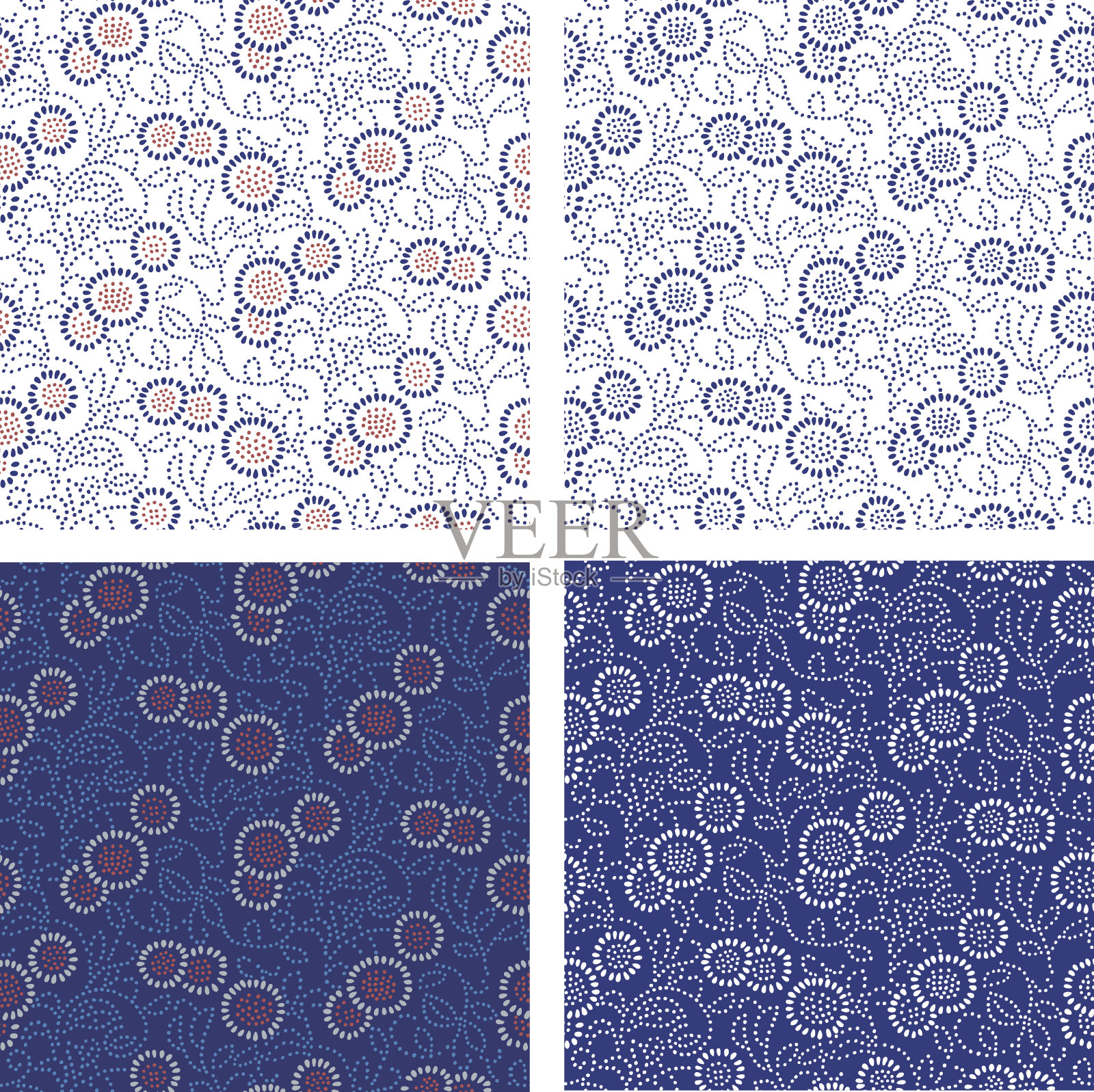 日本的基本模式插画图片素材