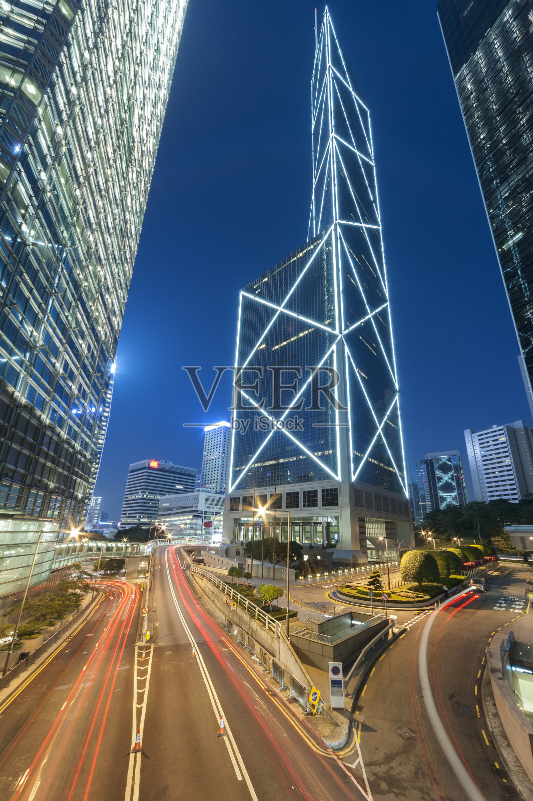 香港市内现代化的办公大楼照片摄影图片