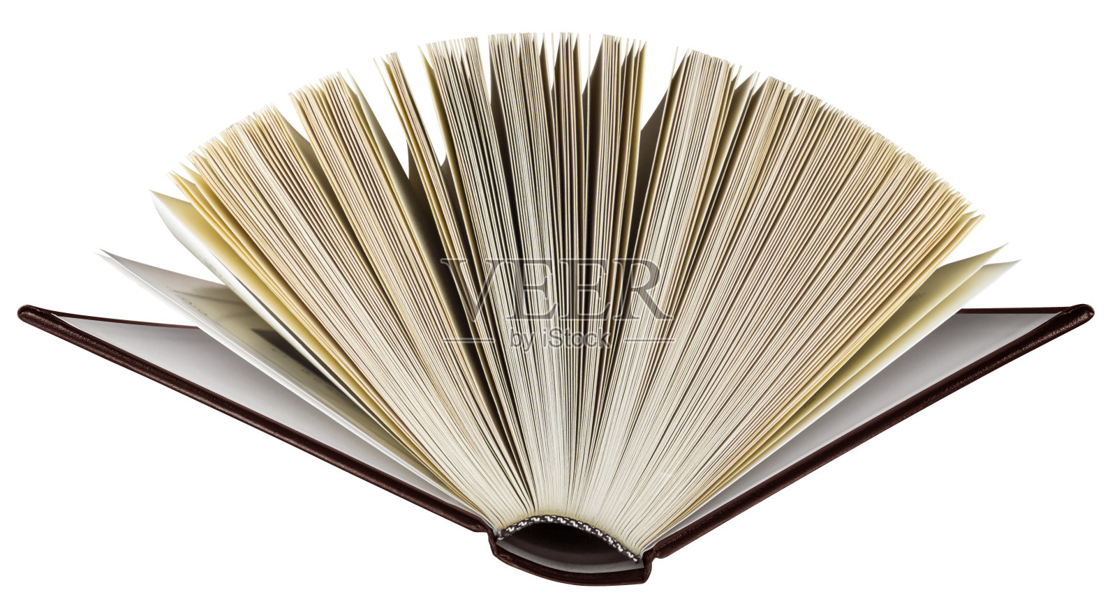 打开书孤立-棕色照片摄影图片