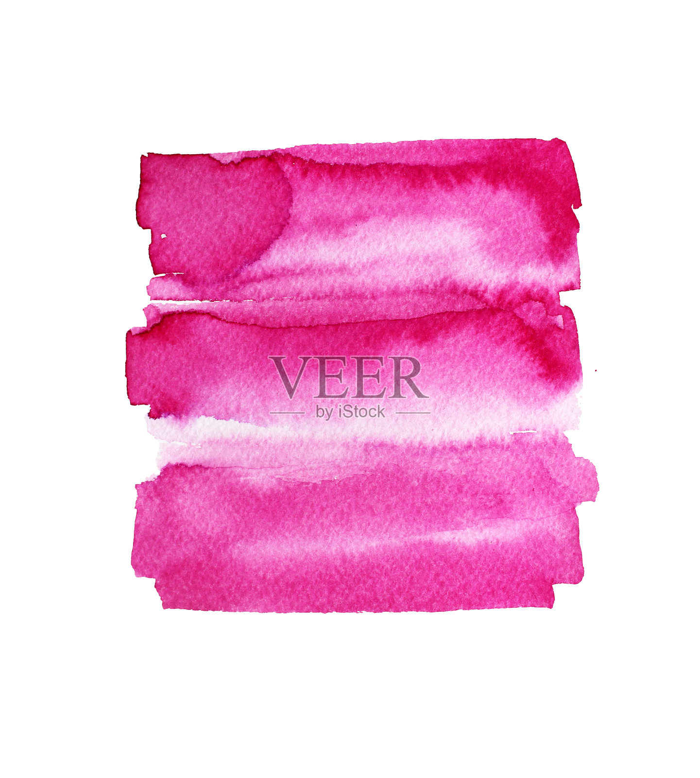 手绘粉色和白色水彩背景。照片摄影图片