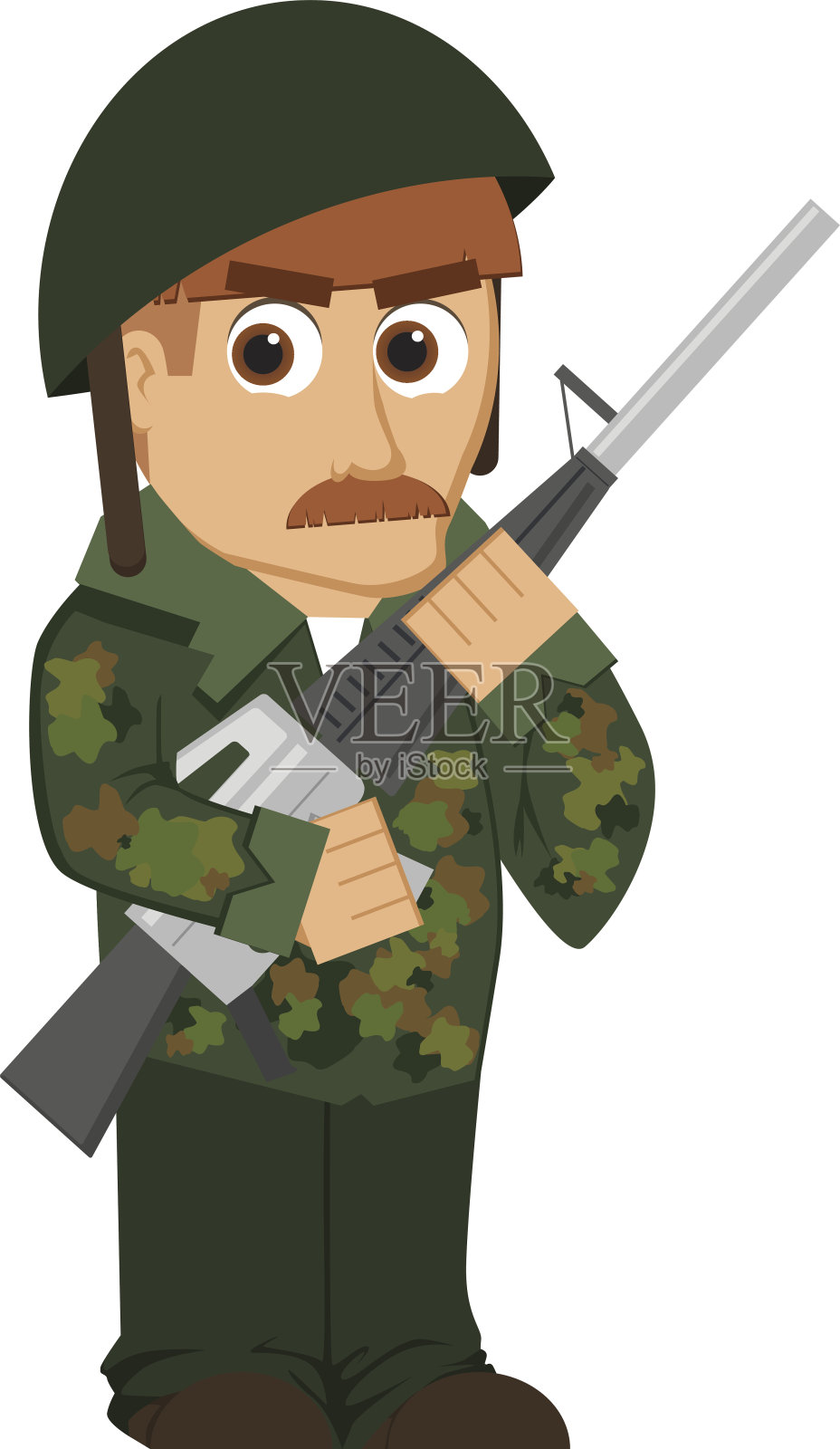 士兵设计元素图片