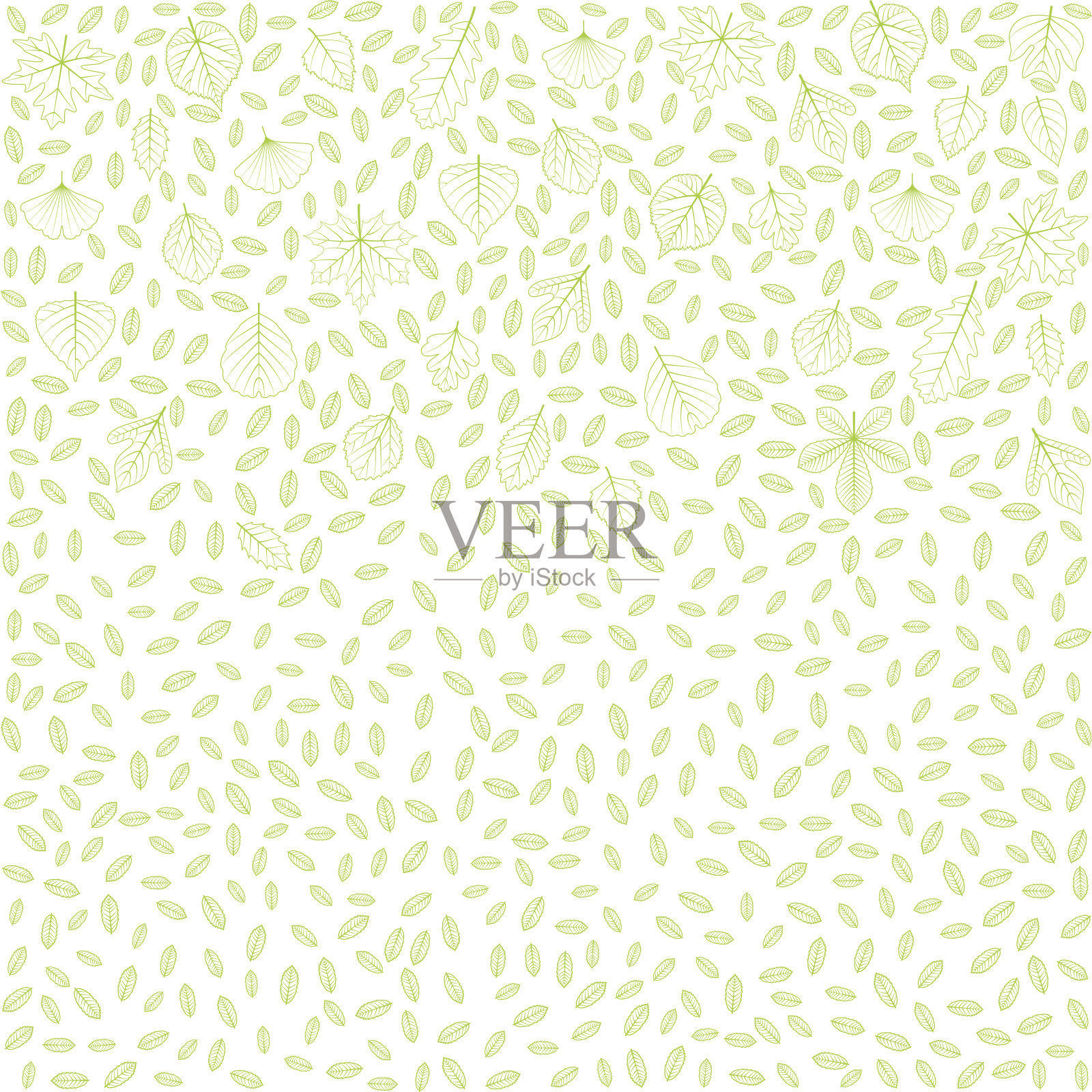 春天的背景插画图片素材