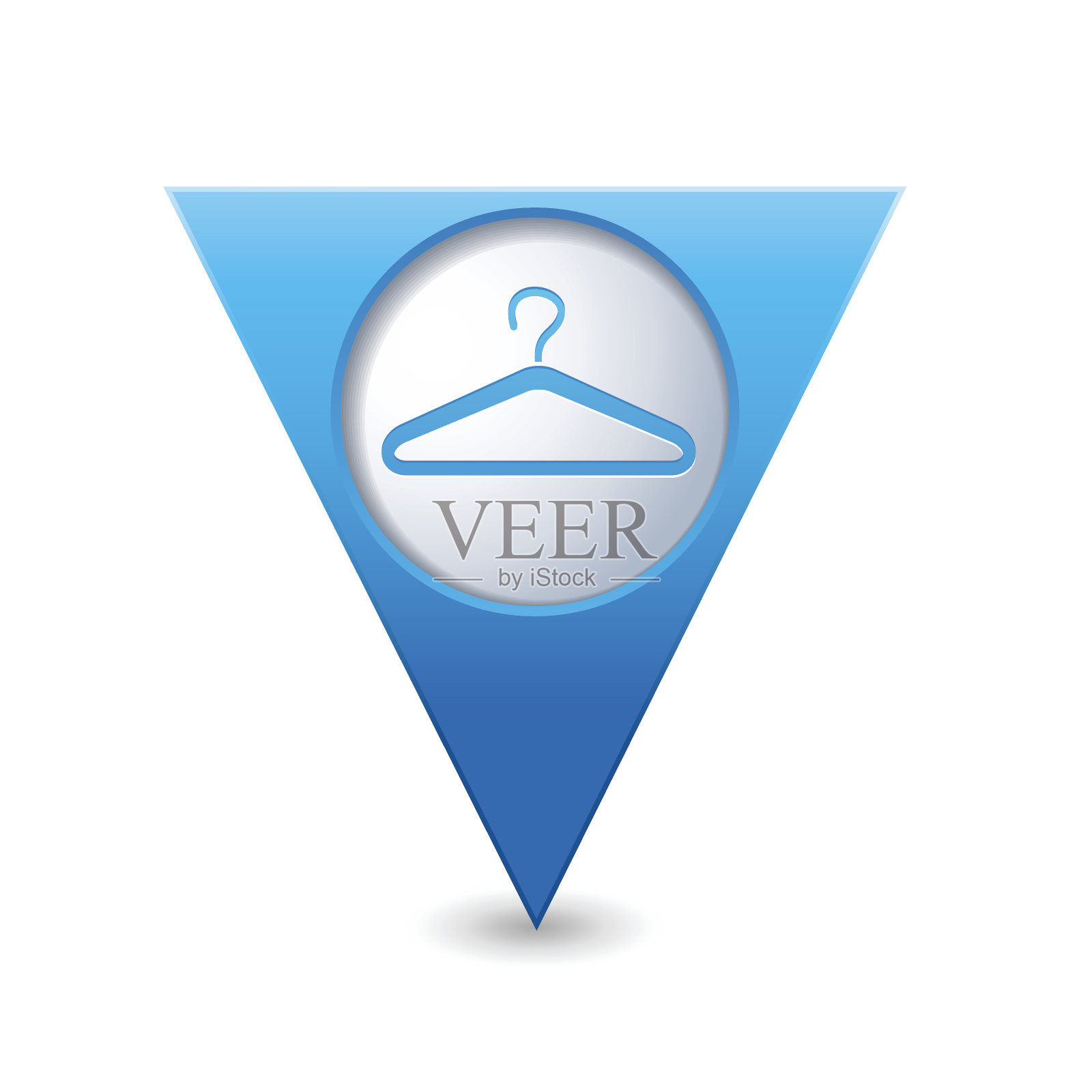 地图指针悬挂图标插画图片素材