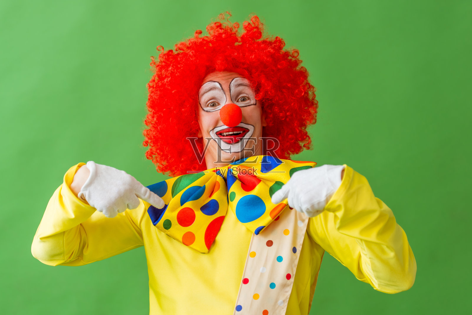 有趣好玩的小丑照片摄影图片