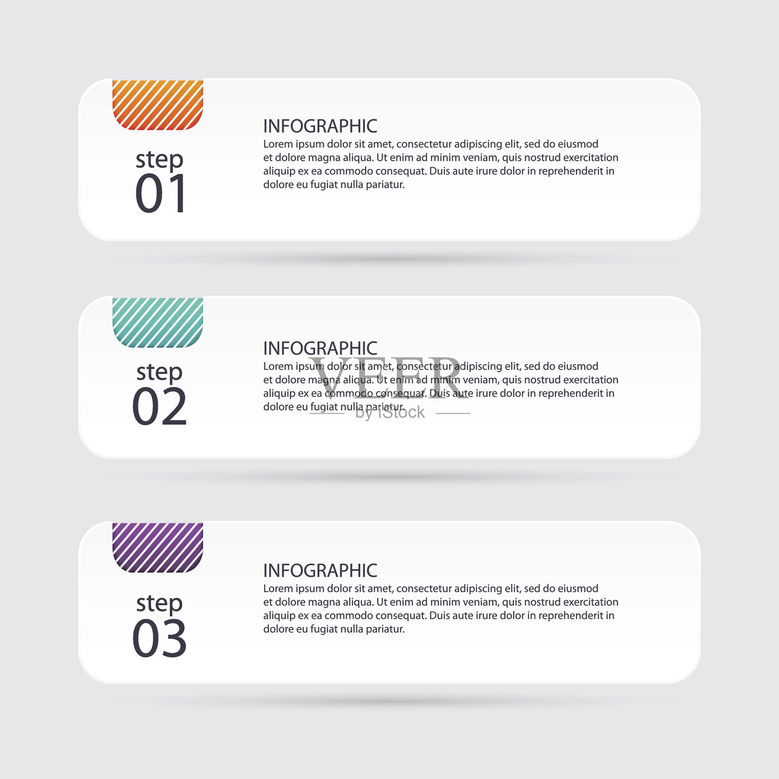 商业信息图表模板。图表统计vect插画图片素材