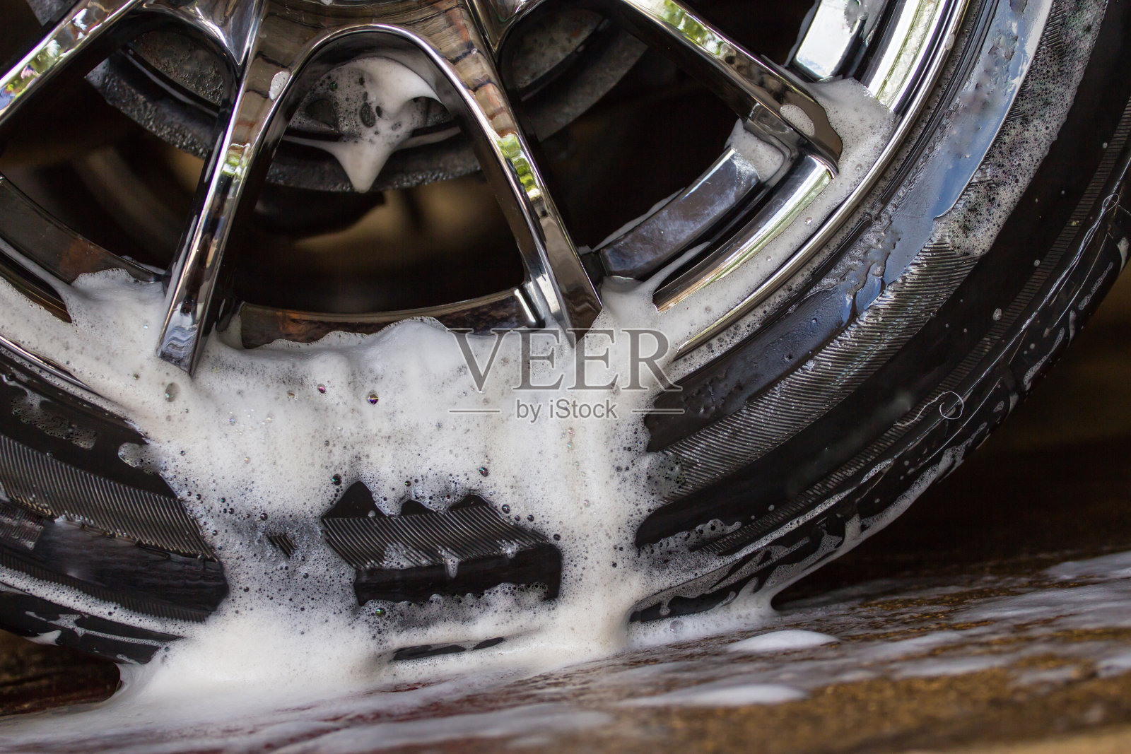 清洗汽车照片摄影图片