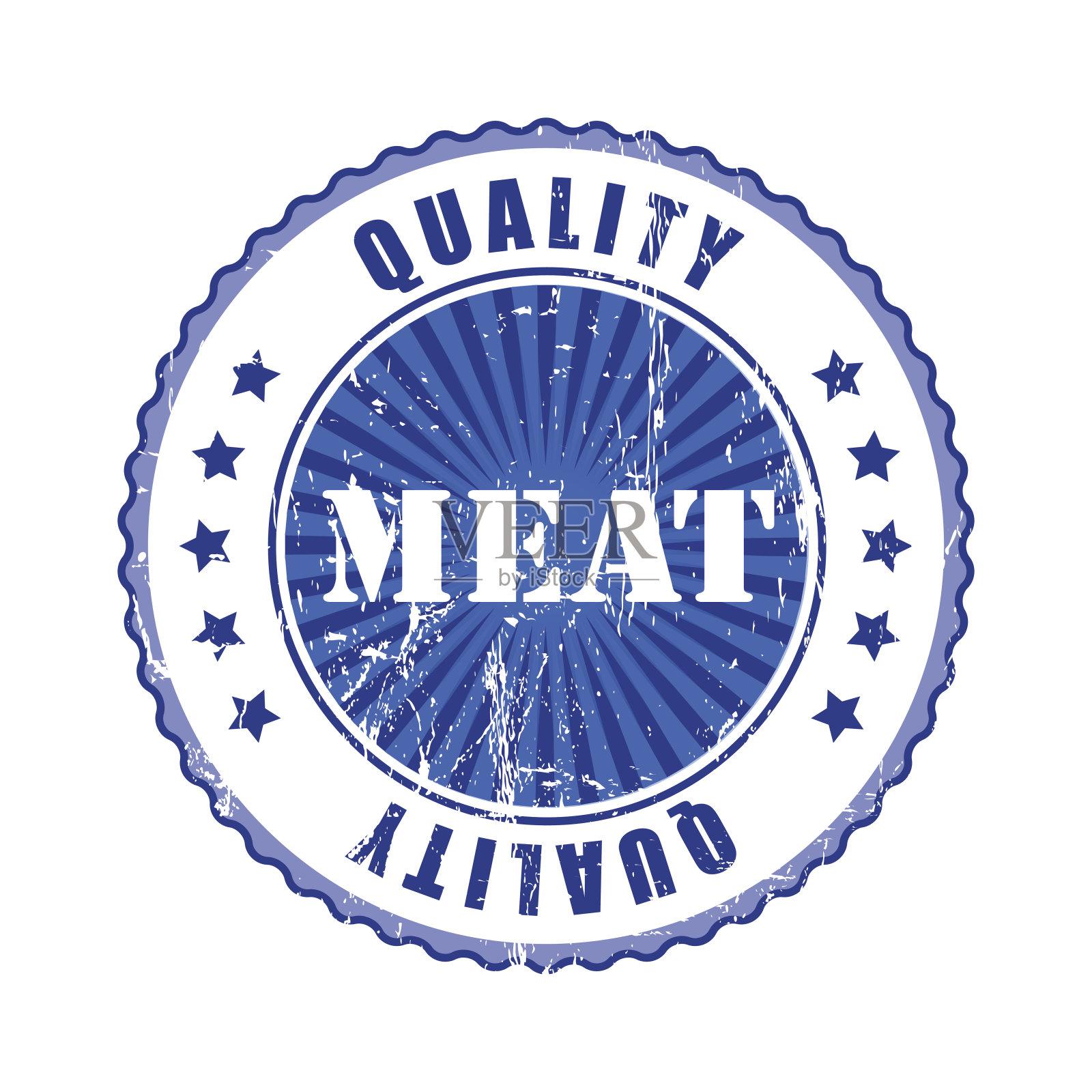 肉质邮票。插画图片素材