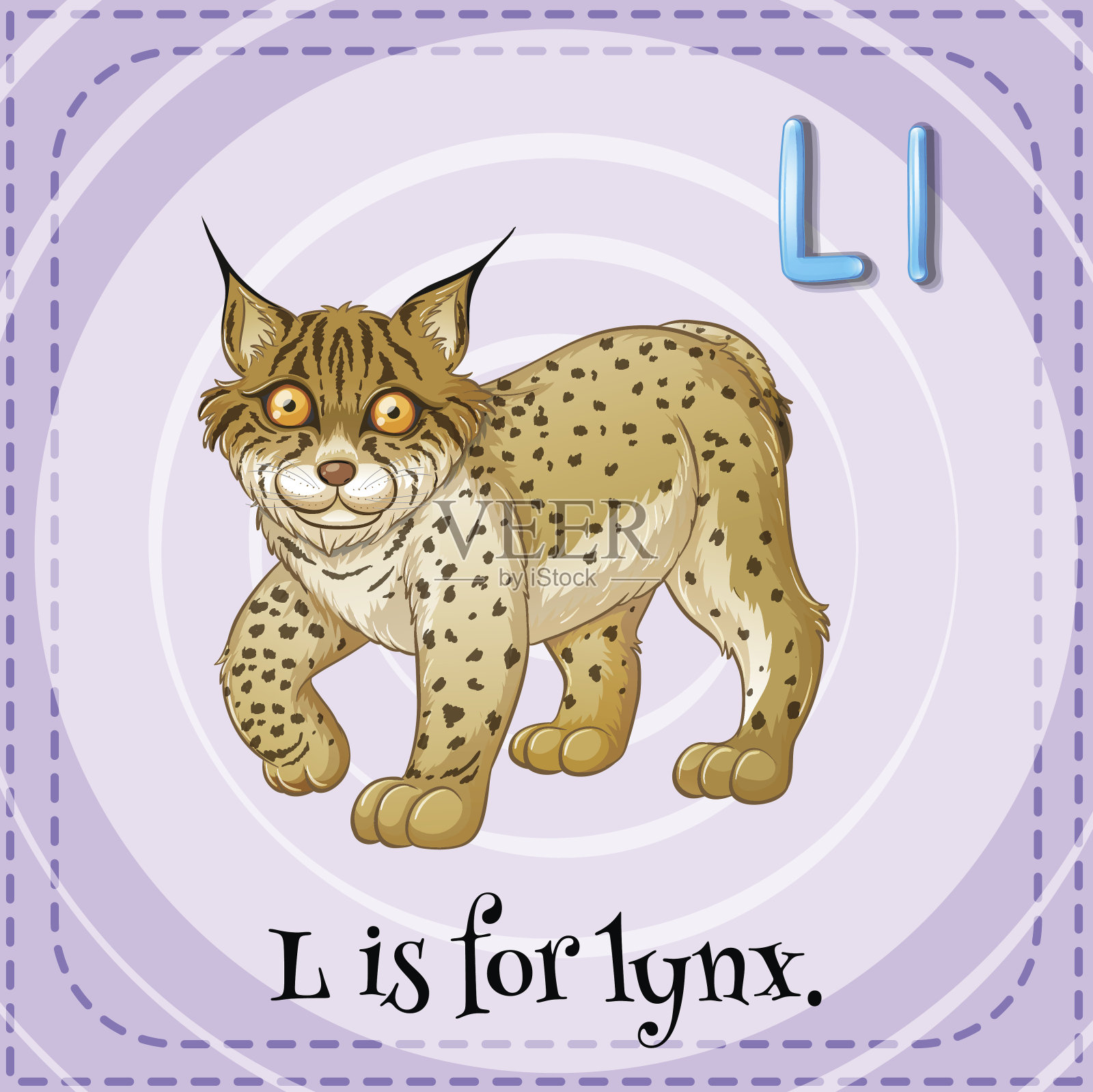 字母L插画图片素材