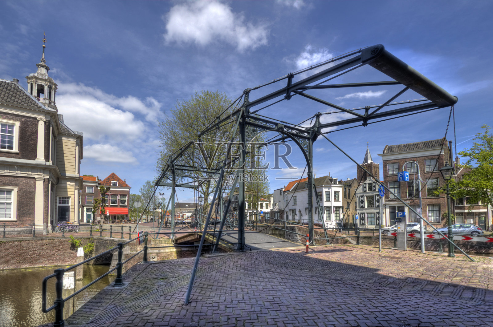 吊桥在荷兰照片摄影图片