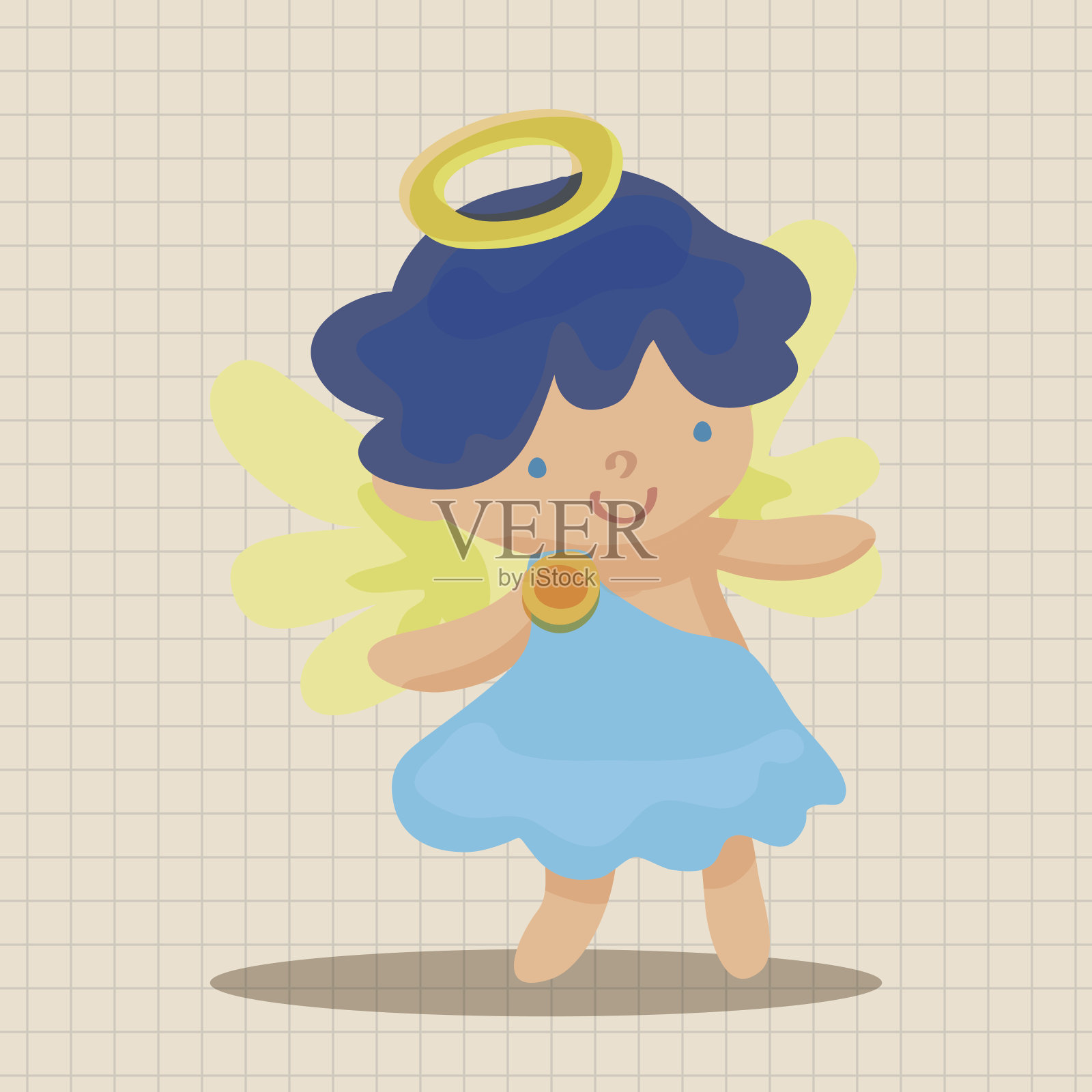 天使卡通设计元素向量设计元素图片