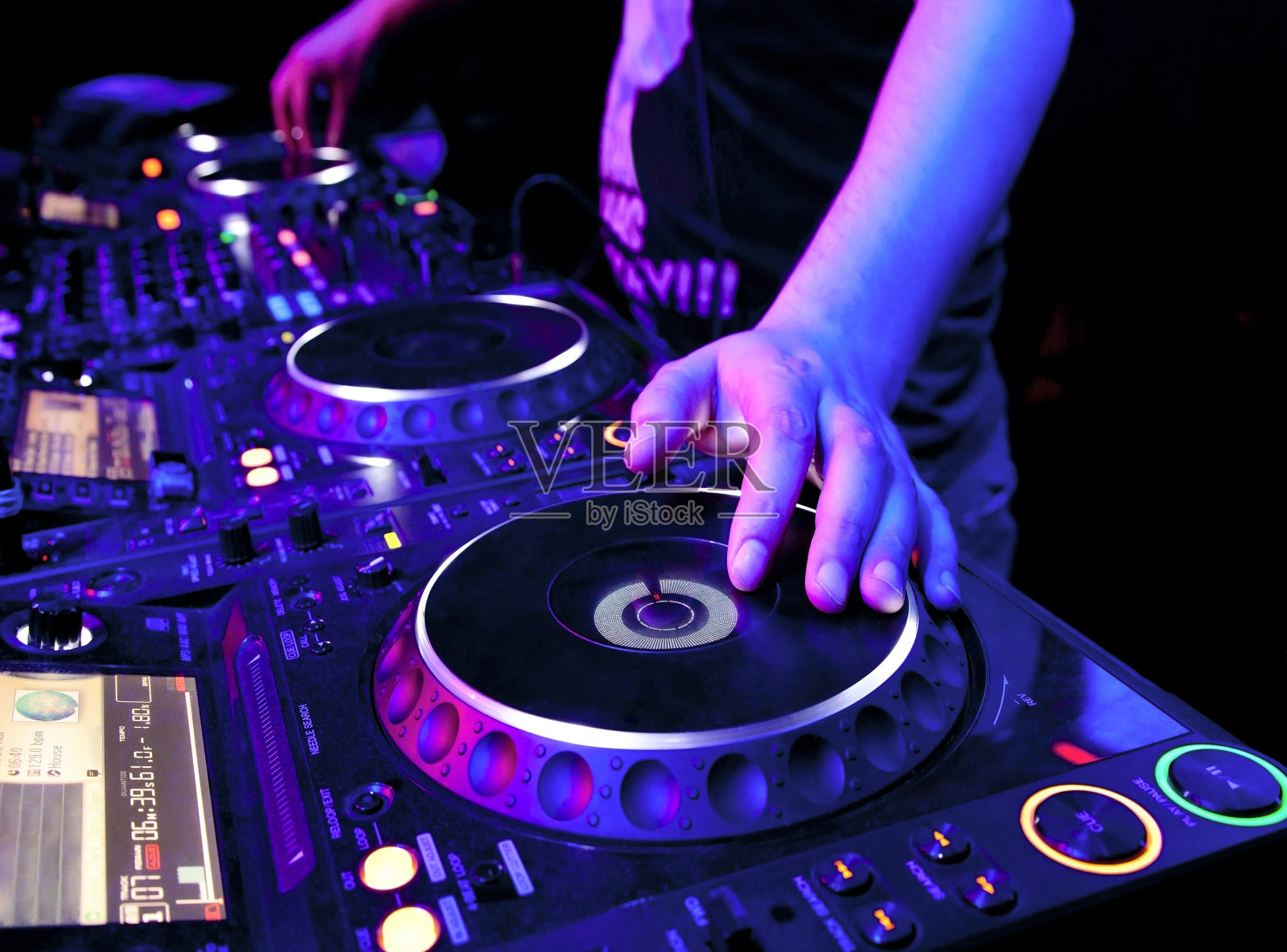 Dj播放音乐照片摄影图片