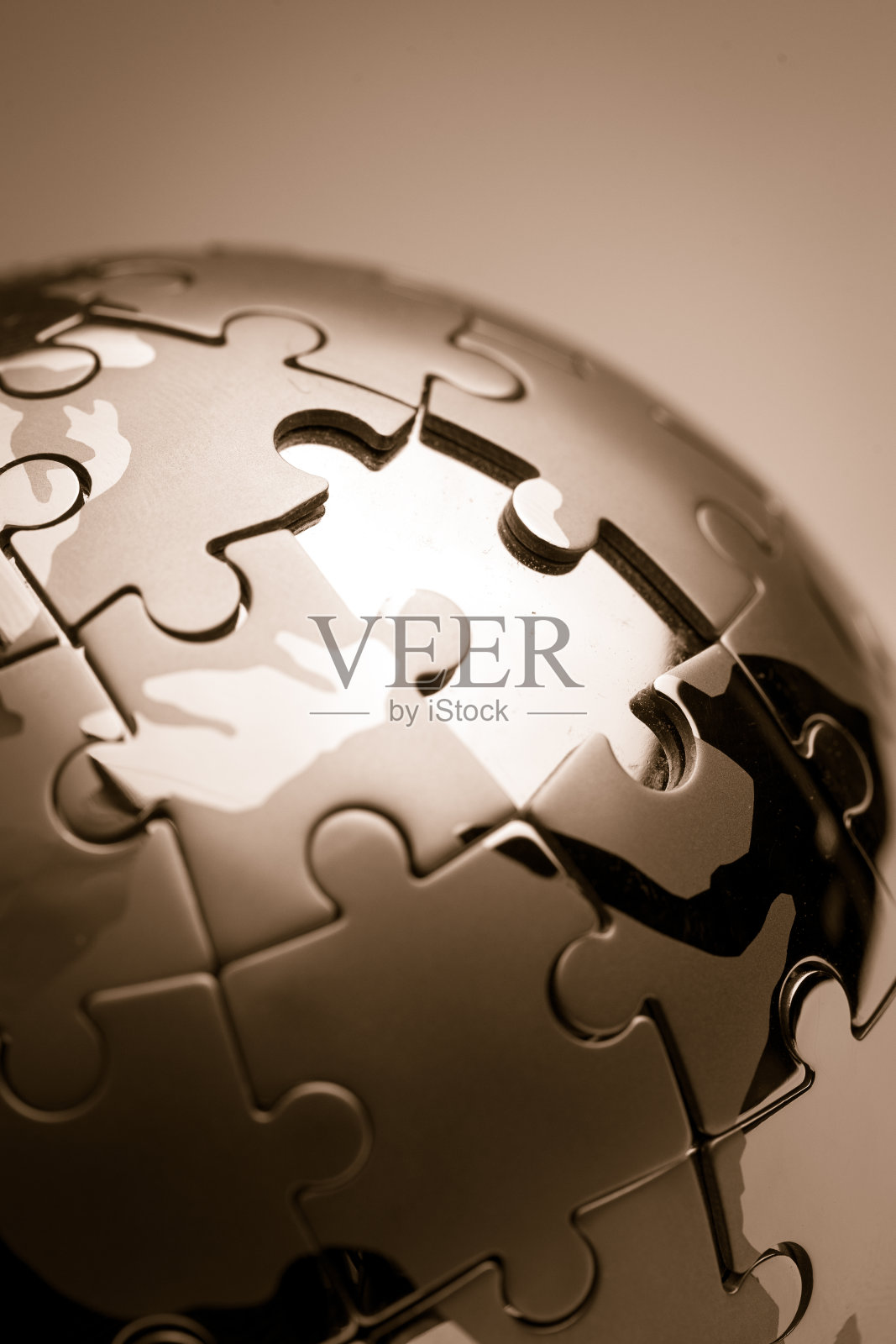 全球战略和解决方案的业务理念，拼图游戏照片摄影图片