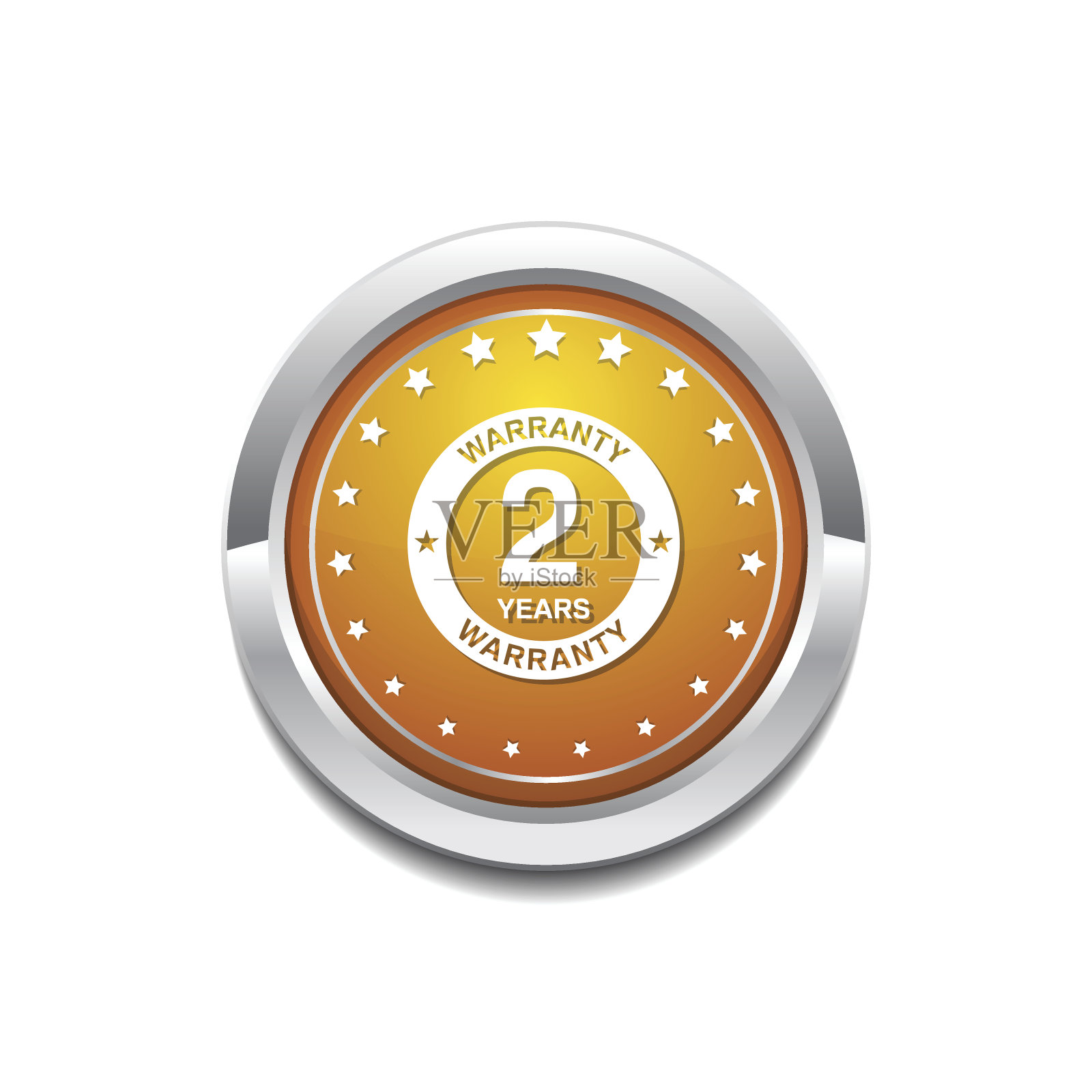 黄色矢量图标按钮设计元素图片