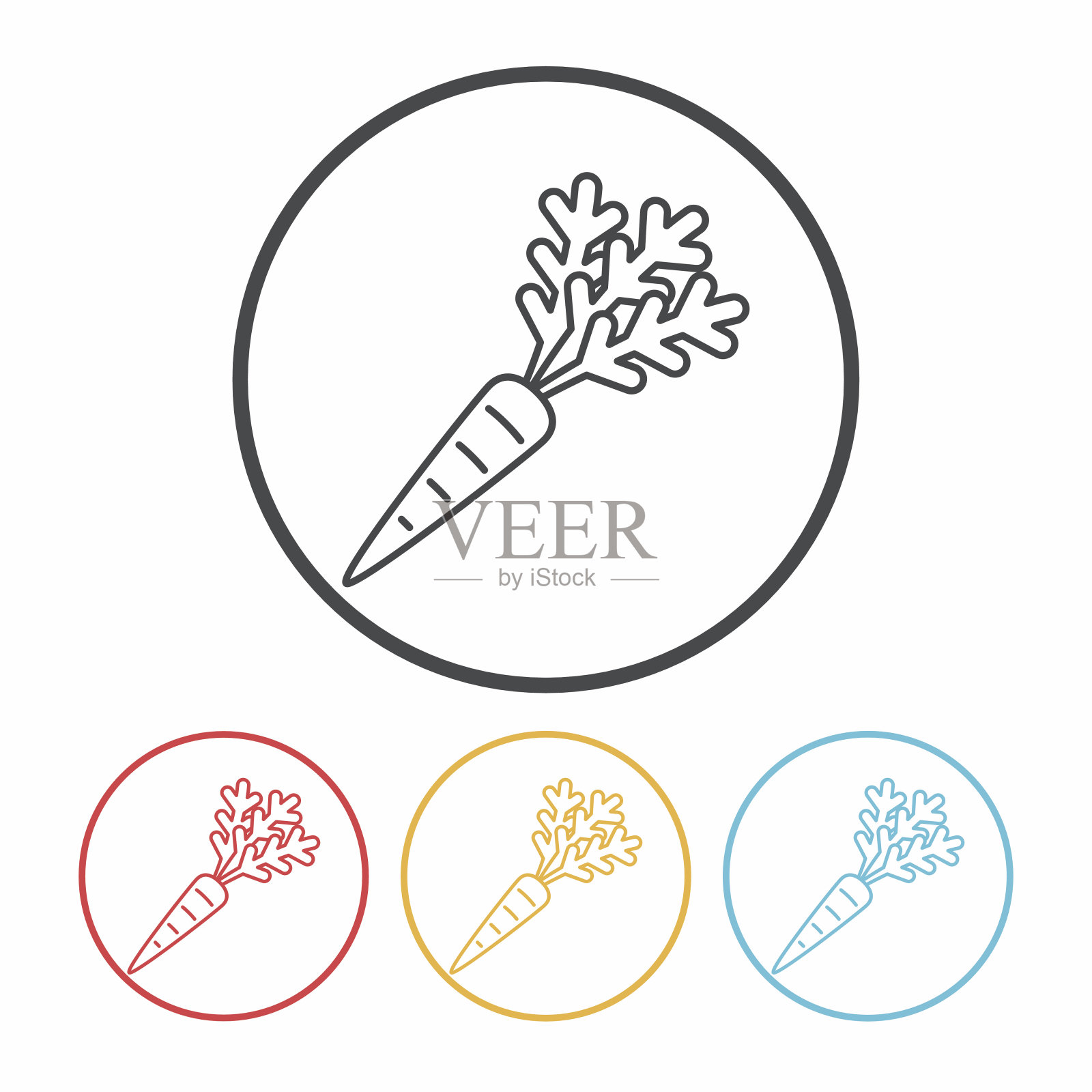 蔬菜行图标插画图片素材