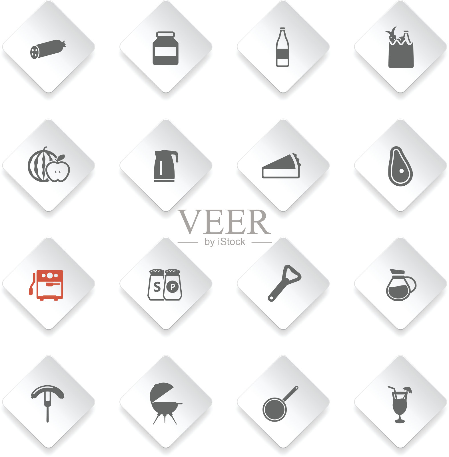 食物和厨房只是图标图标素材