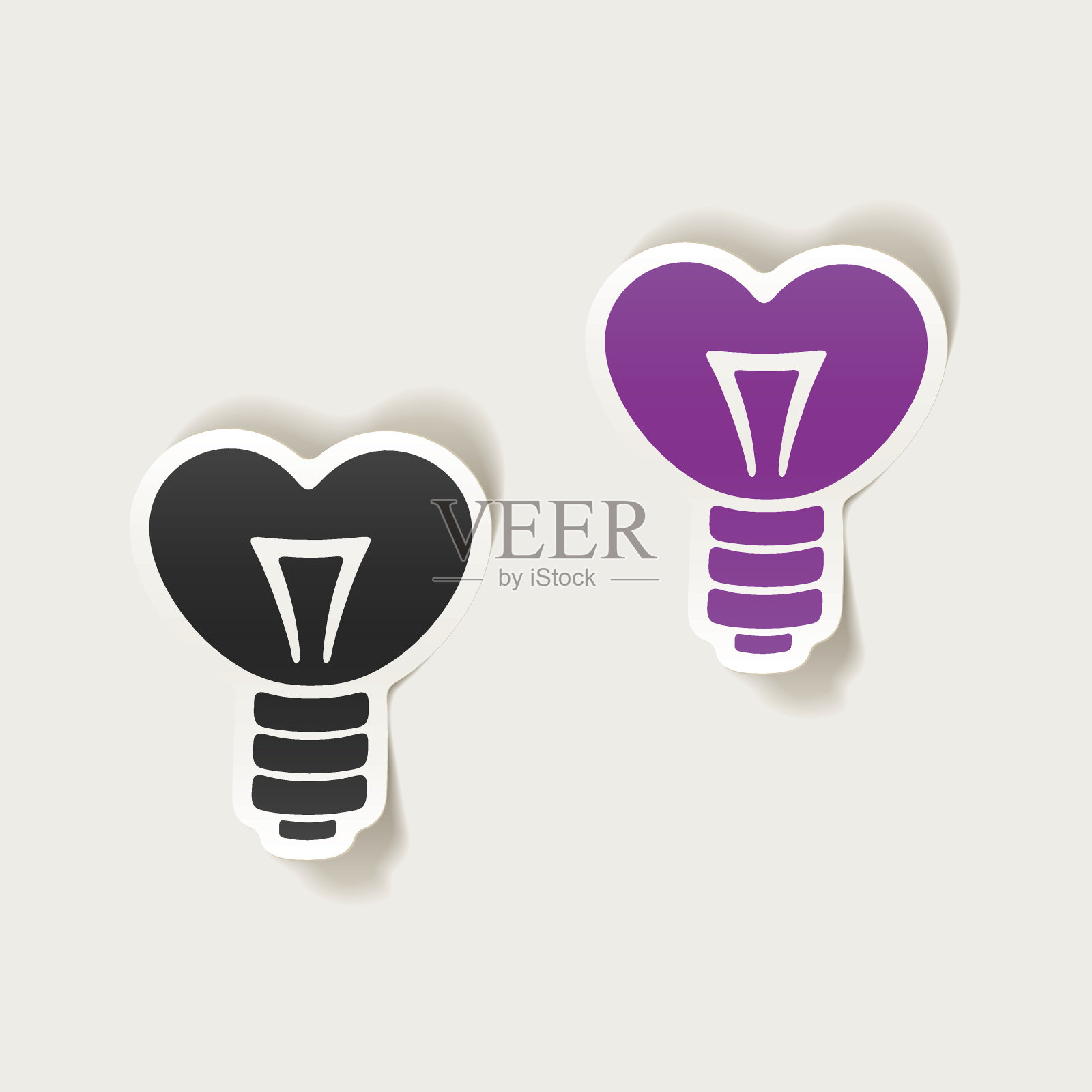 写实设计元素:灯插画图片素材