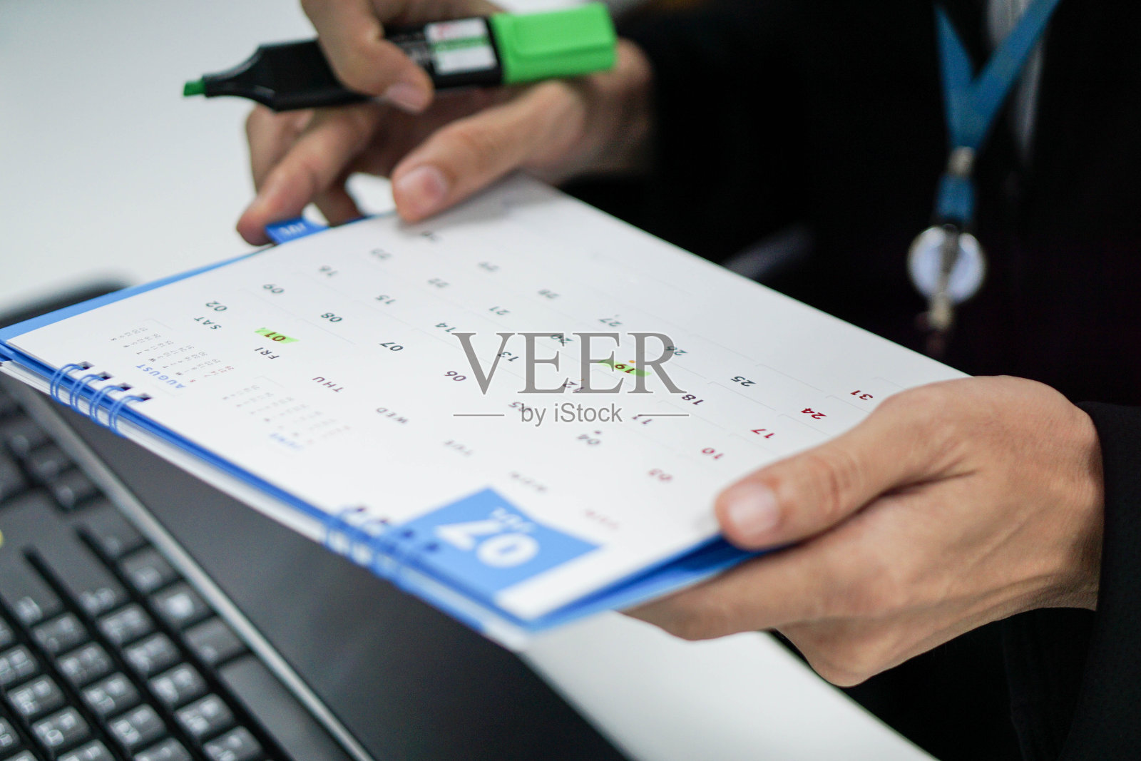 商人更新会议日程照片摄影图片