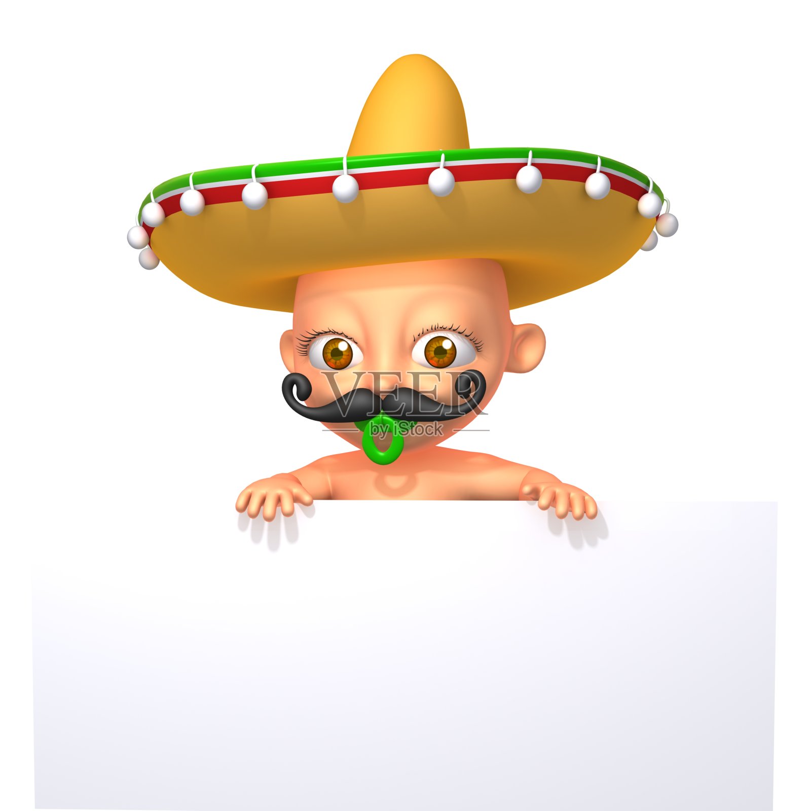 墨西哥婴儿照片摄影图片