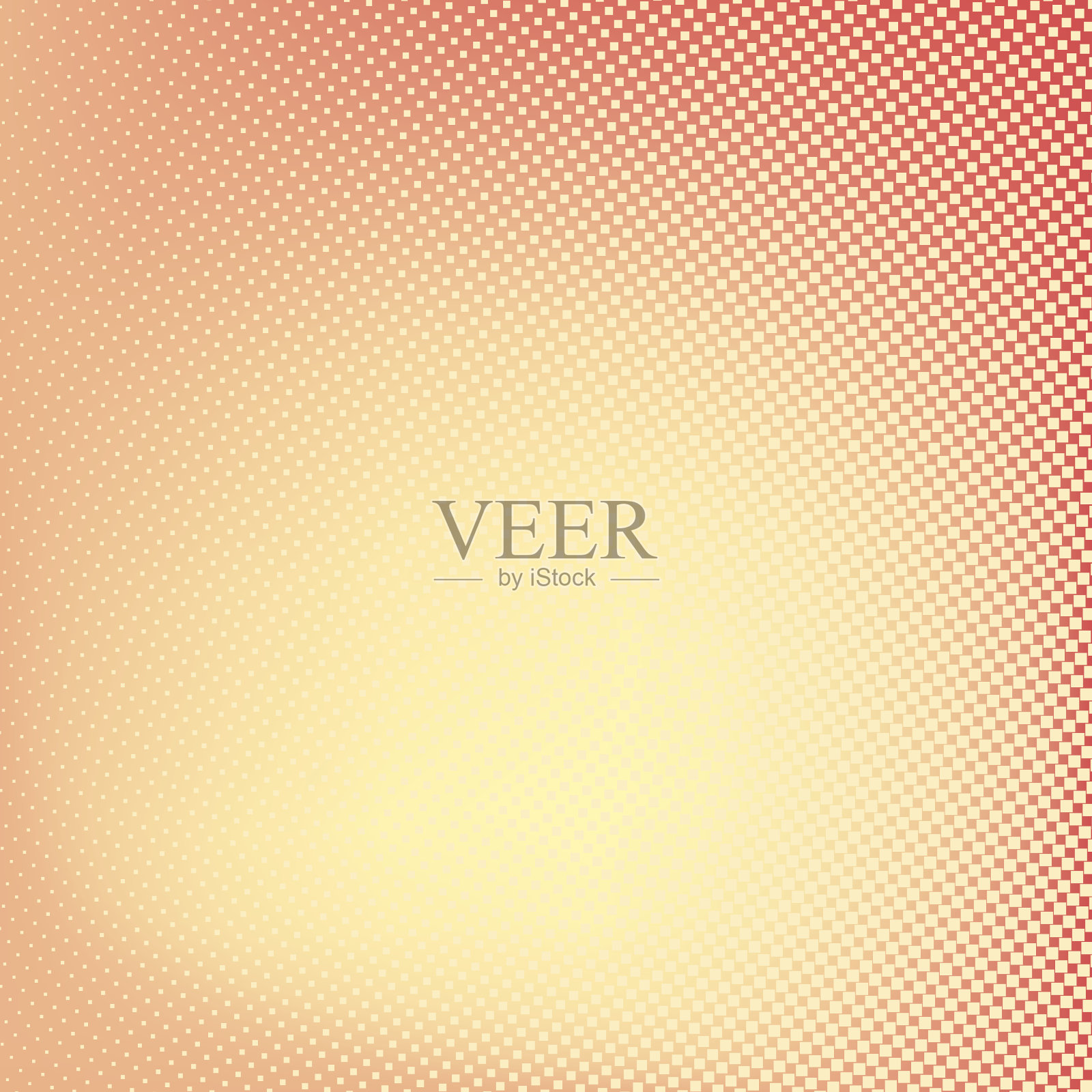 半色调的背景。红色和黄色的方形横幅插画图片素材