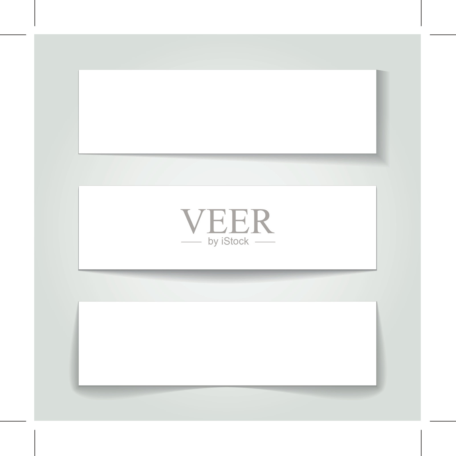 空白卡片模板隔离插画图片素材