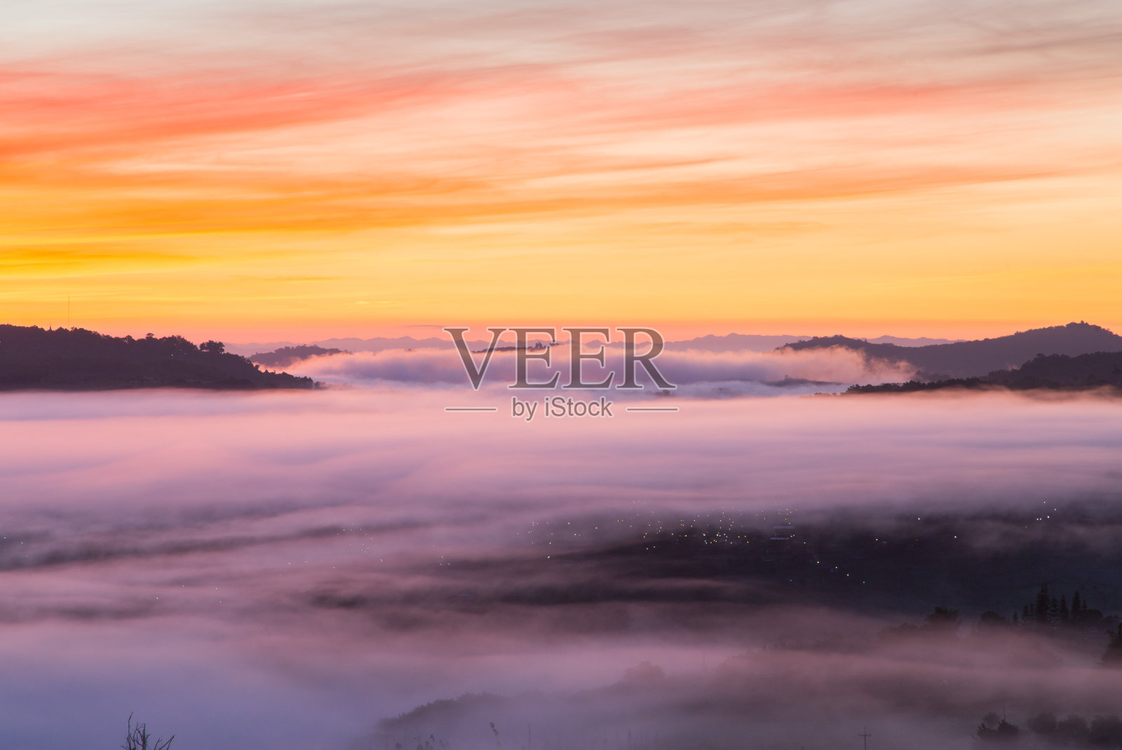 7山上的剪影照片摄影图片