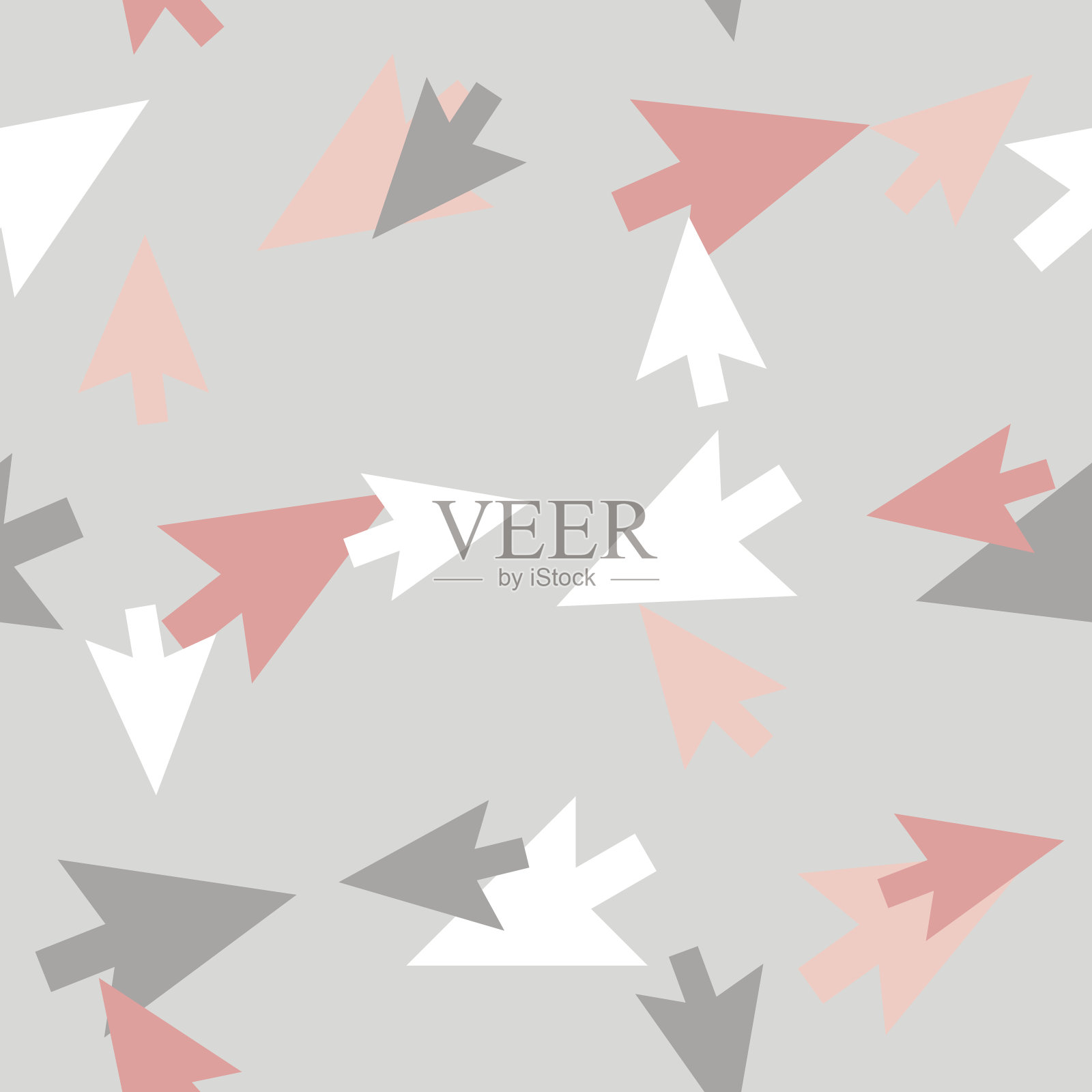 无缝的背景:光标设计元素图片