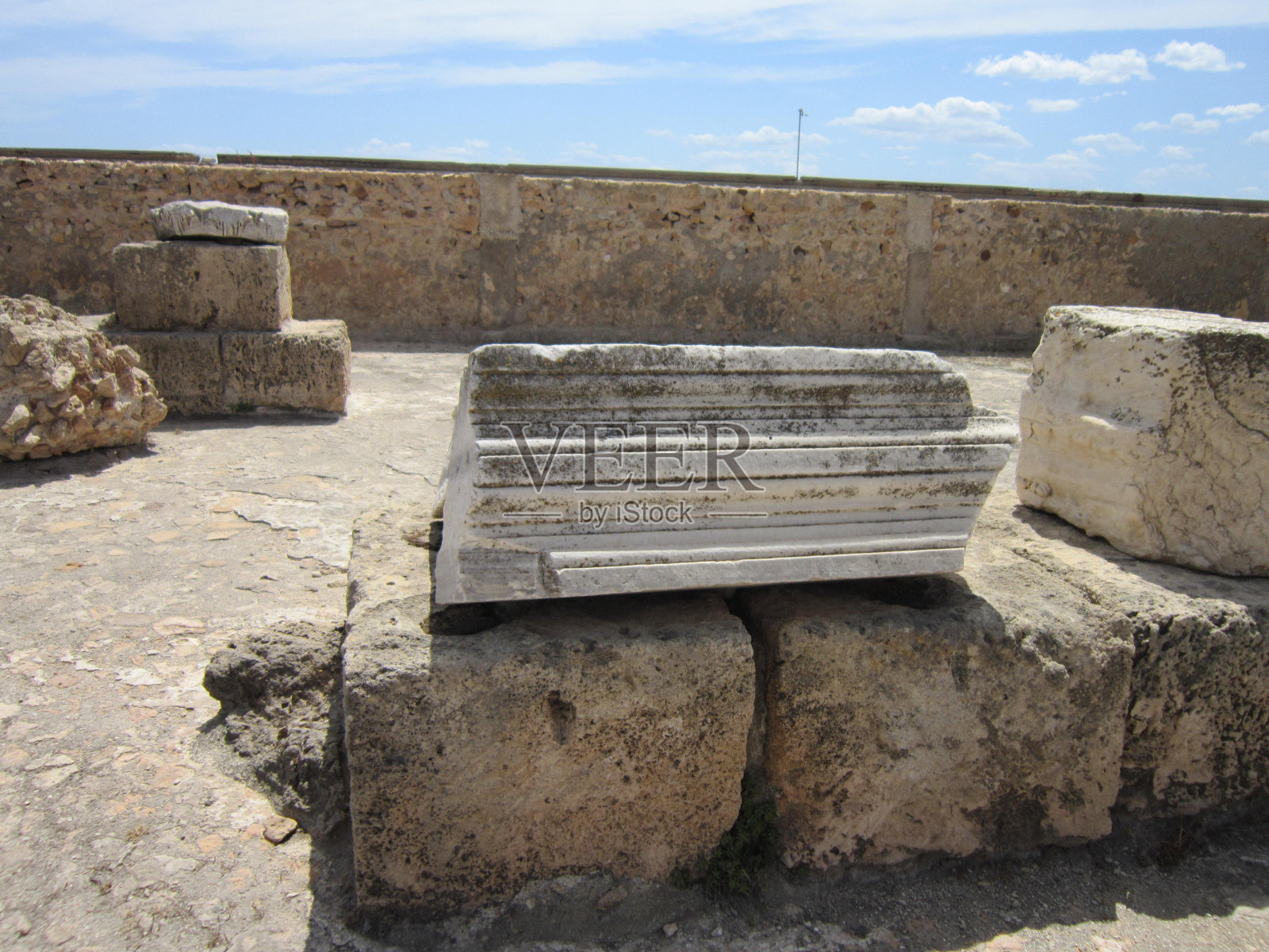 古迦太基的废墟照片摄影图片