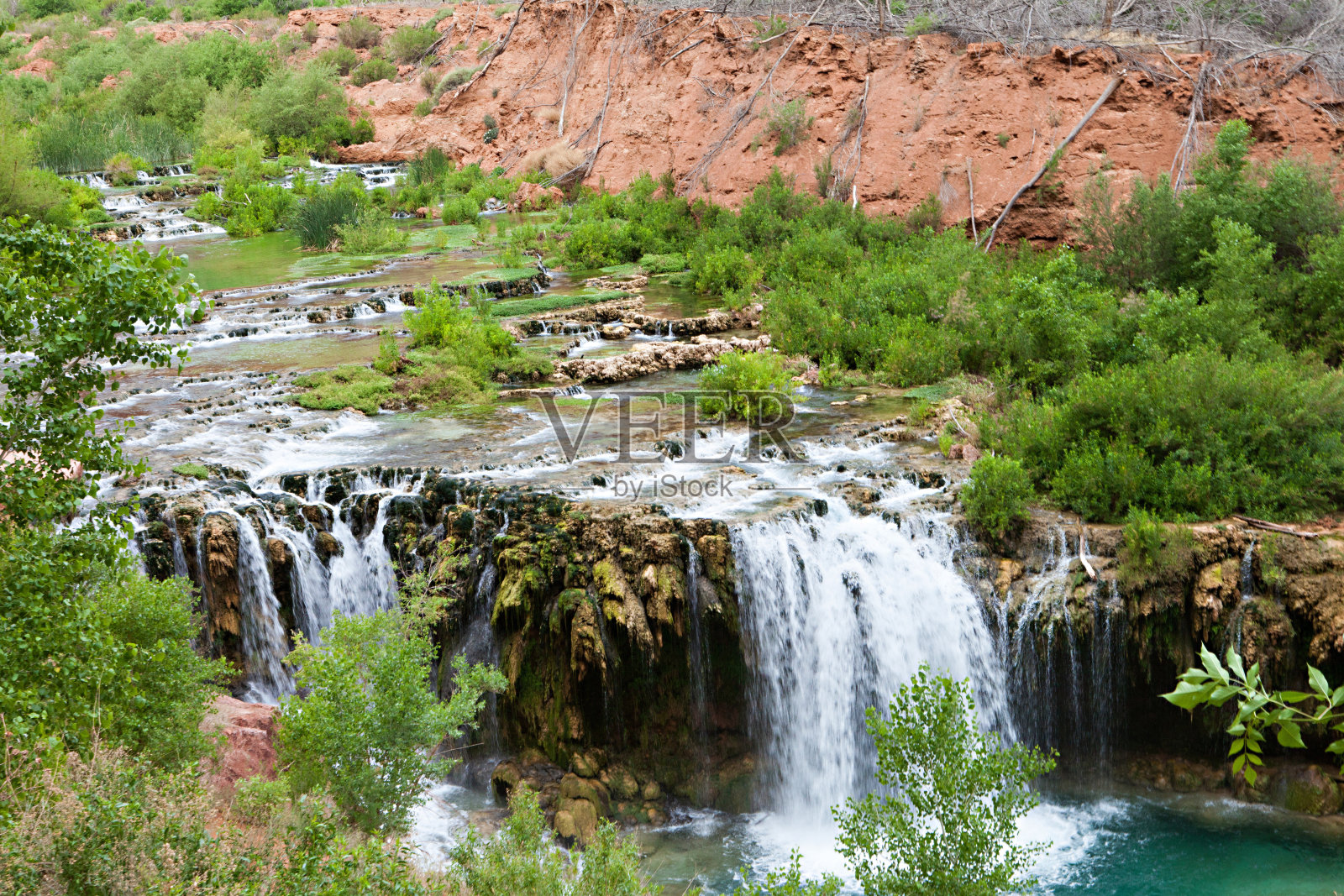 Havasupai瀑布照片摄影图片