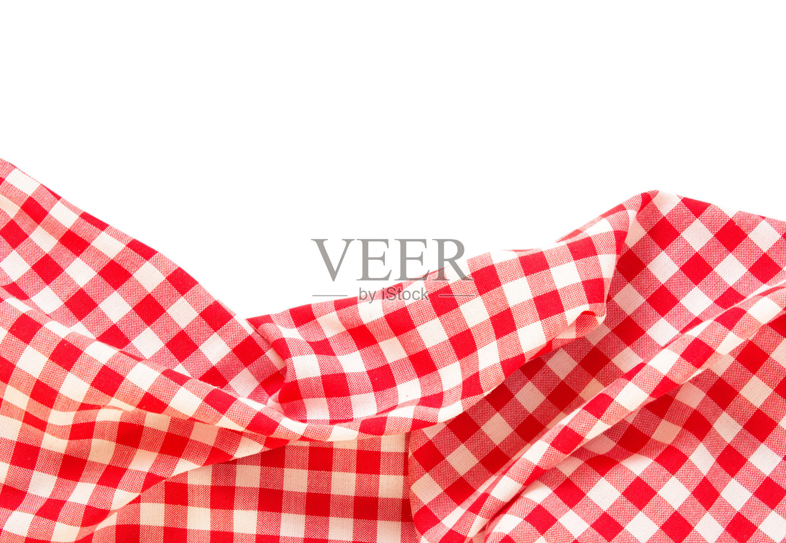 野餐布架孤立。照片摄影图片