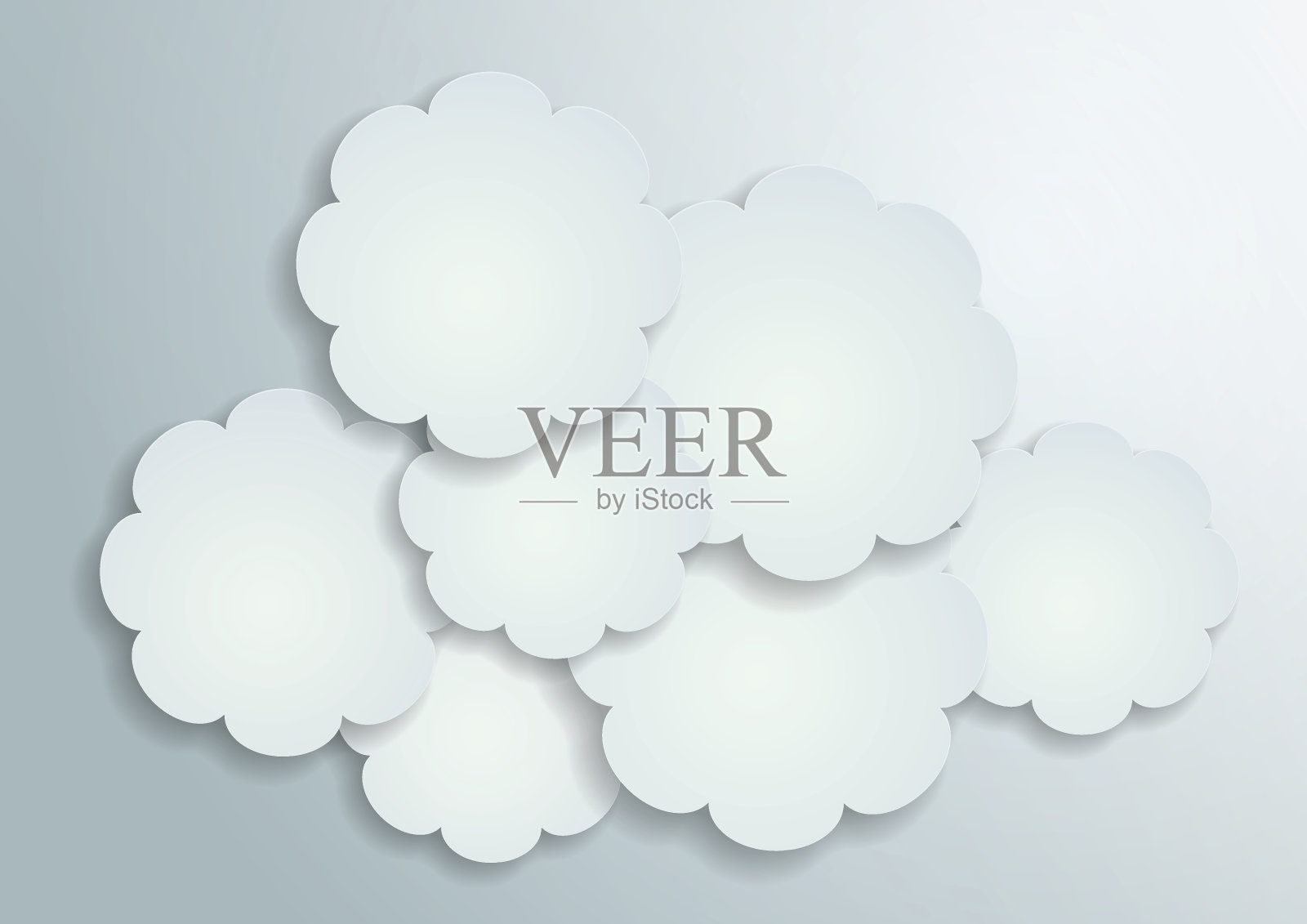 3d白皮书矢量背景插画图片素材