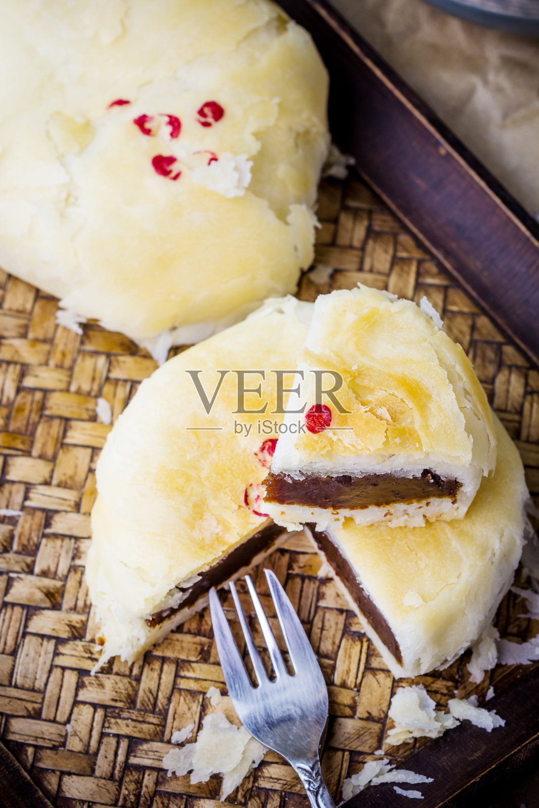 自制月饼照片摄影图片