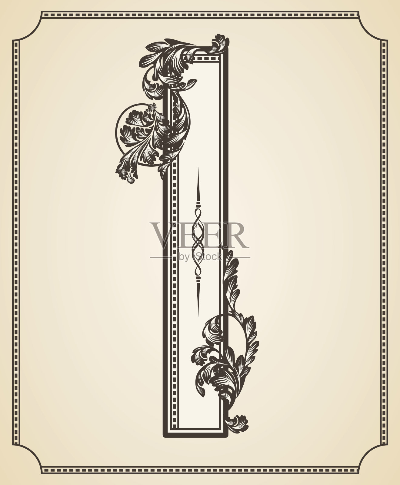 书法设计字体与排印花卉元素。信我插画图片素材