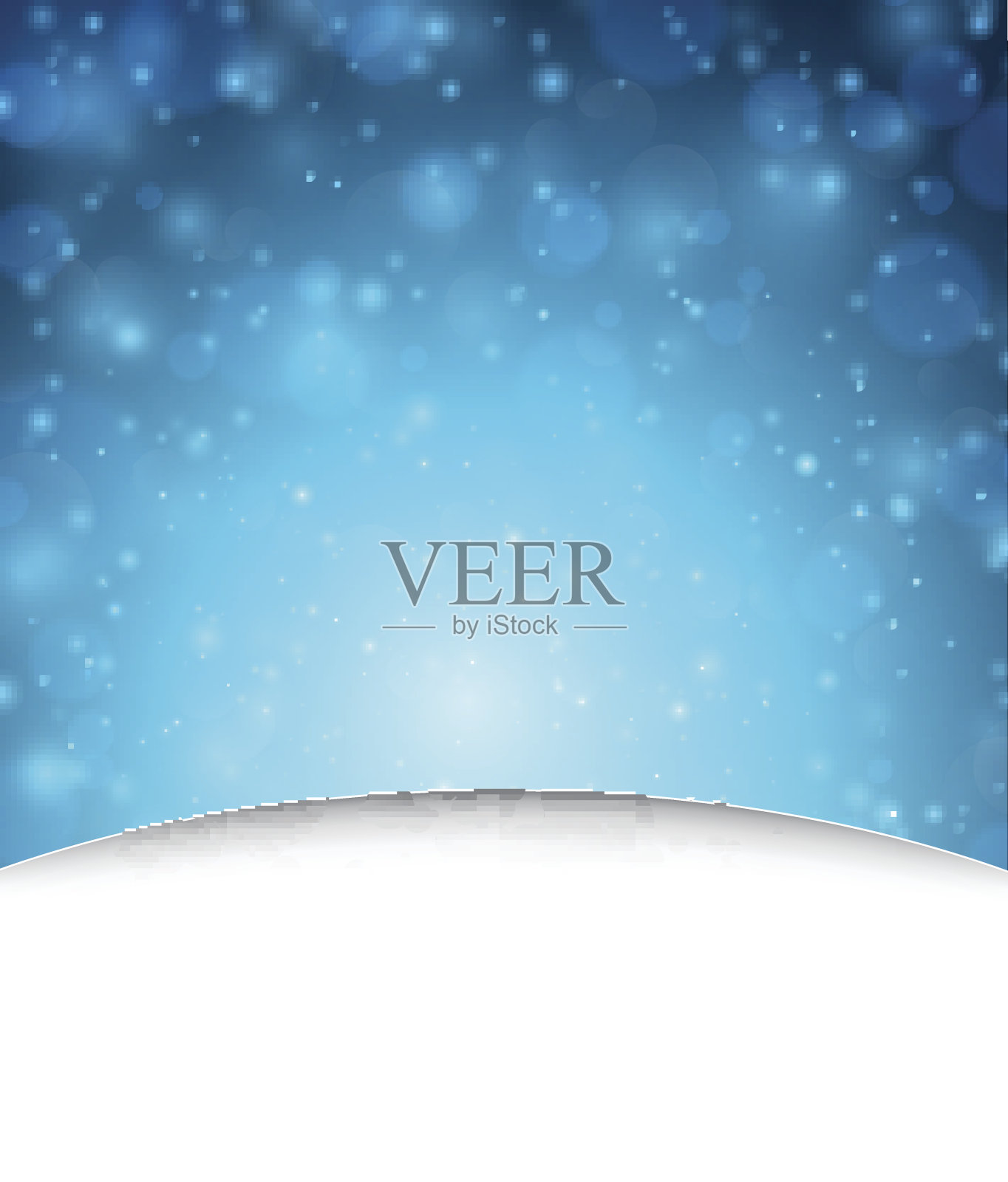 圣诞节下雪的背景插画图片素材