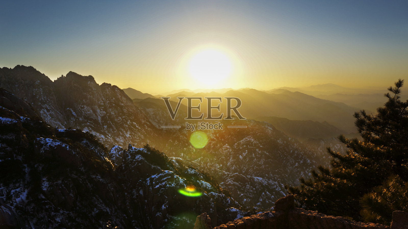 中国美丽的黄山风景照片摄影图片