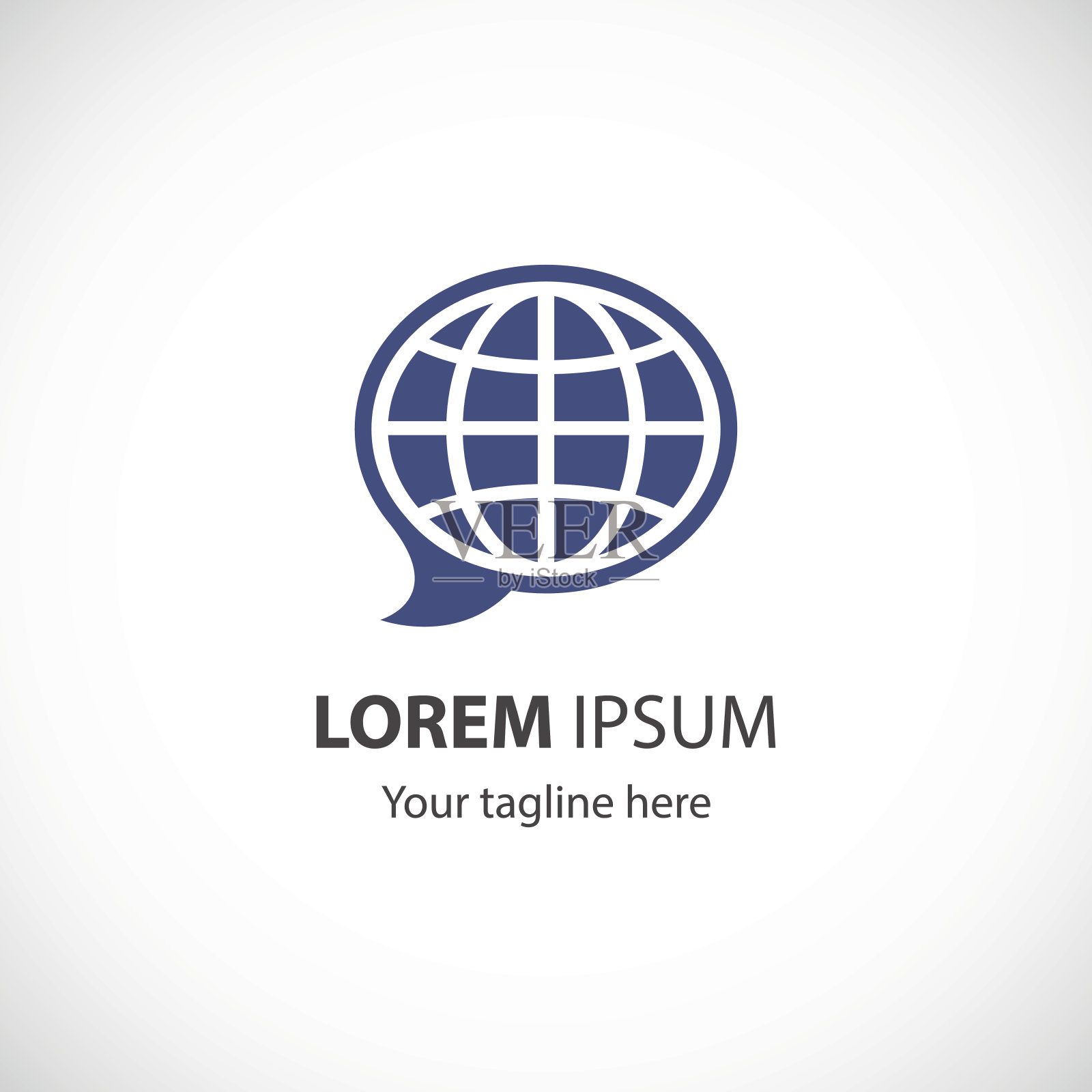 翻译公司的标志插画图片素材