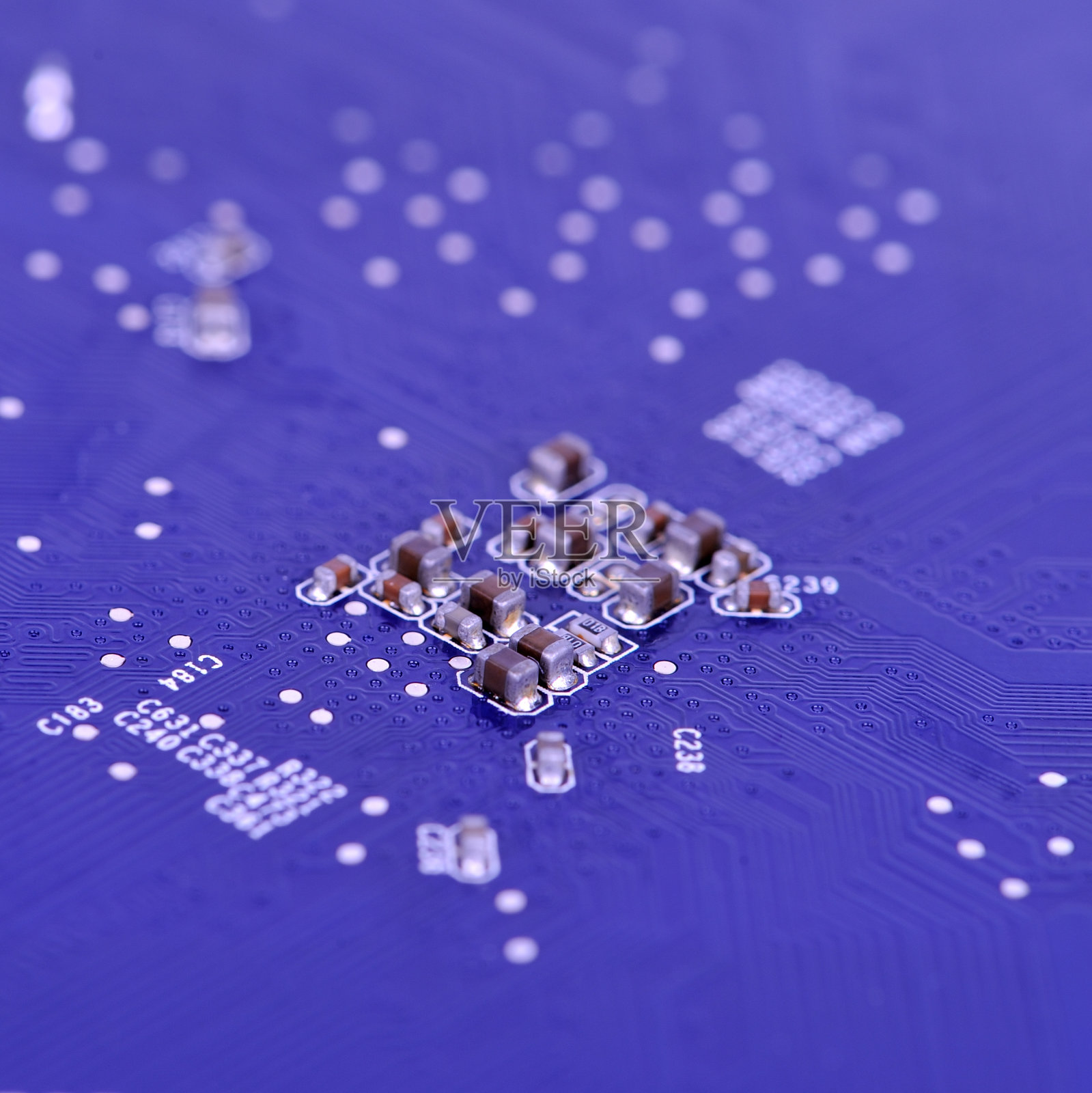 作为电子电路板的抽象背景图案照片摄影图片