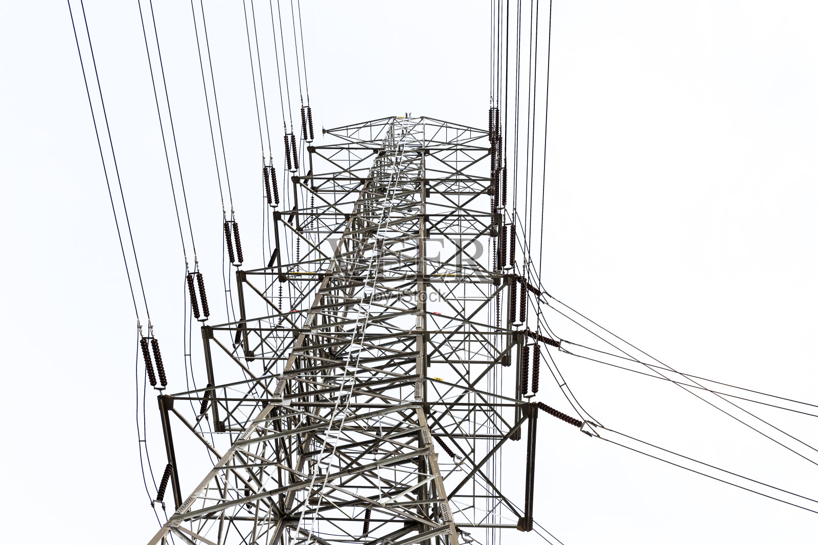 高压塔传输电力照片摄影图片