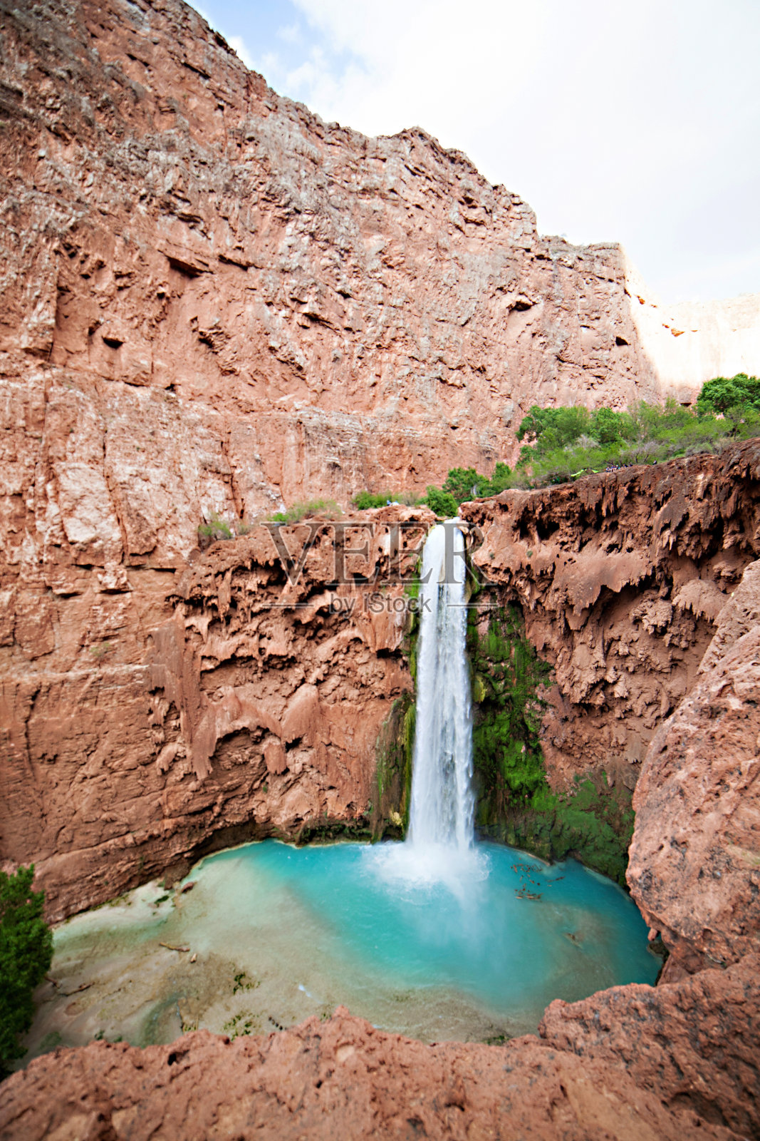 Havasupai瀑布照片摄影图片