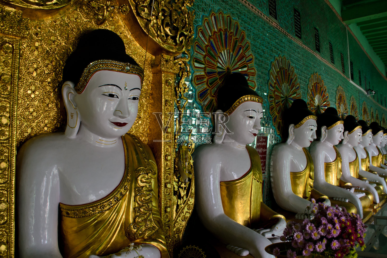 Umin Thonse宝塔在实皆，缅甸照片摄影图片