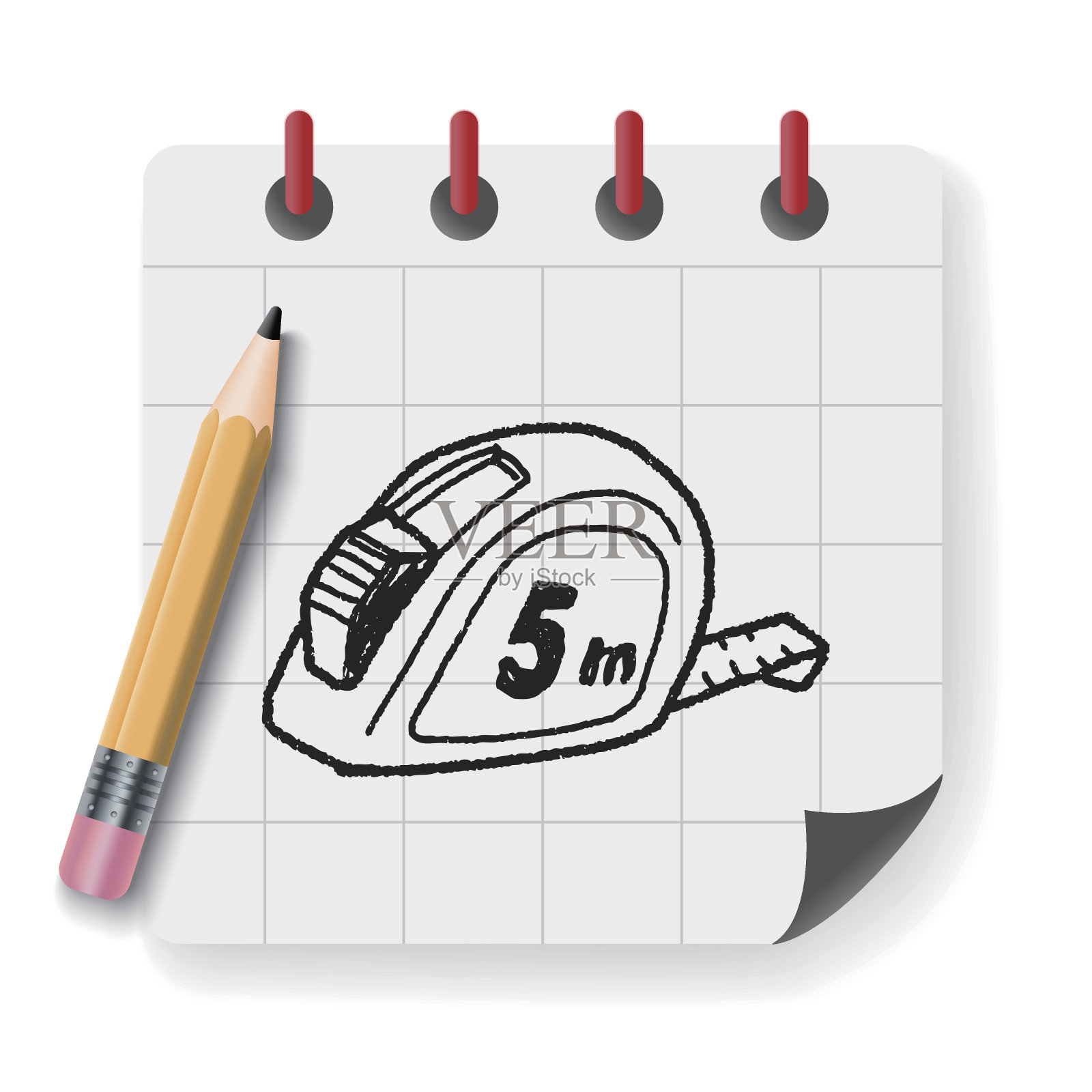 磁带涂鸦插画图片素材